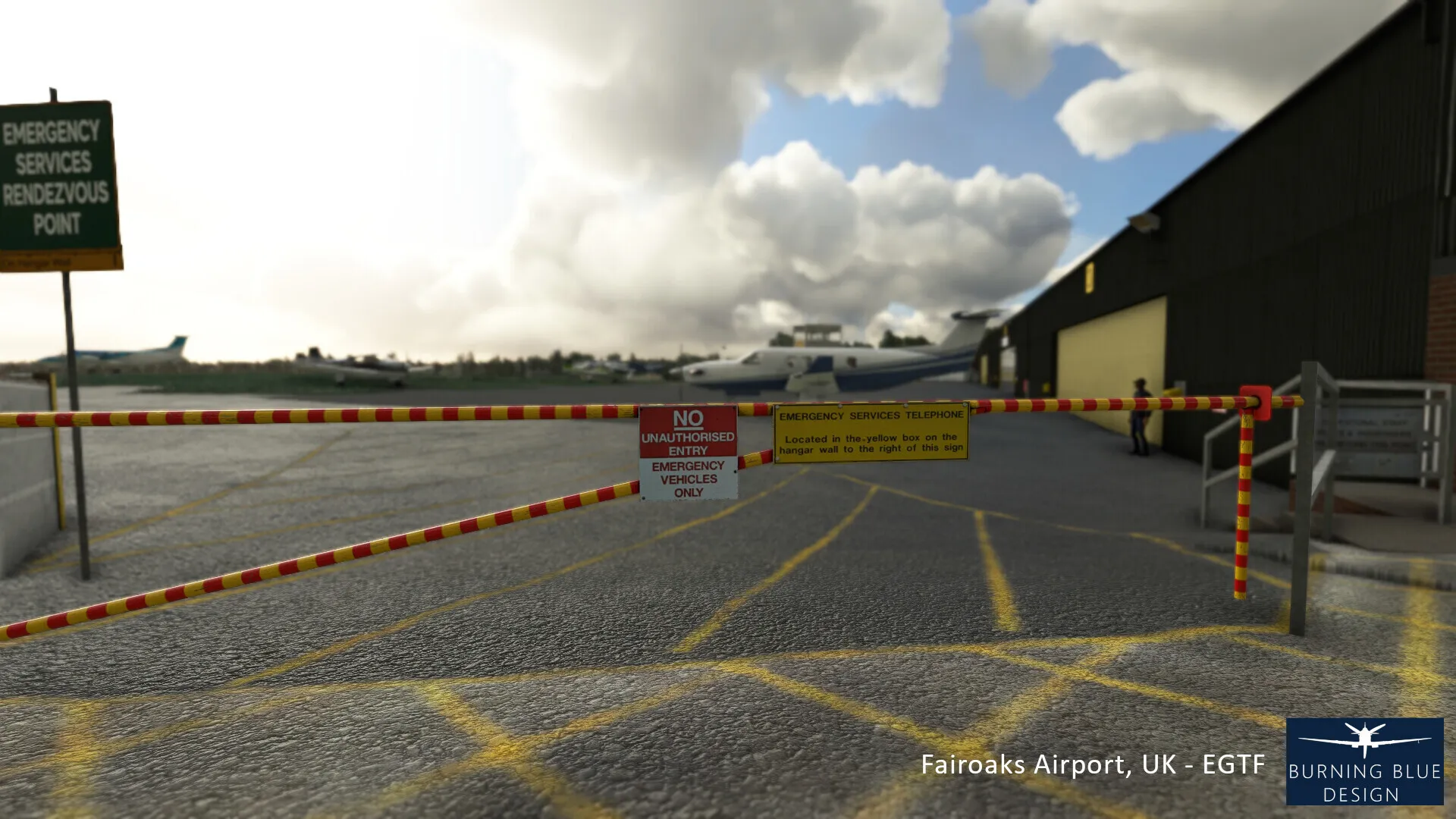 Аэропорт EGTF ( Чобхэм, Великобритания )