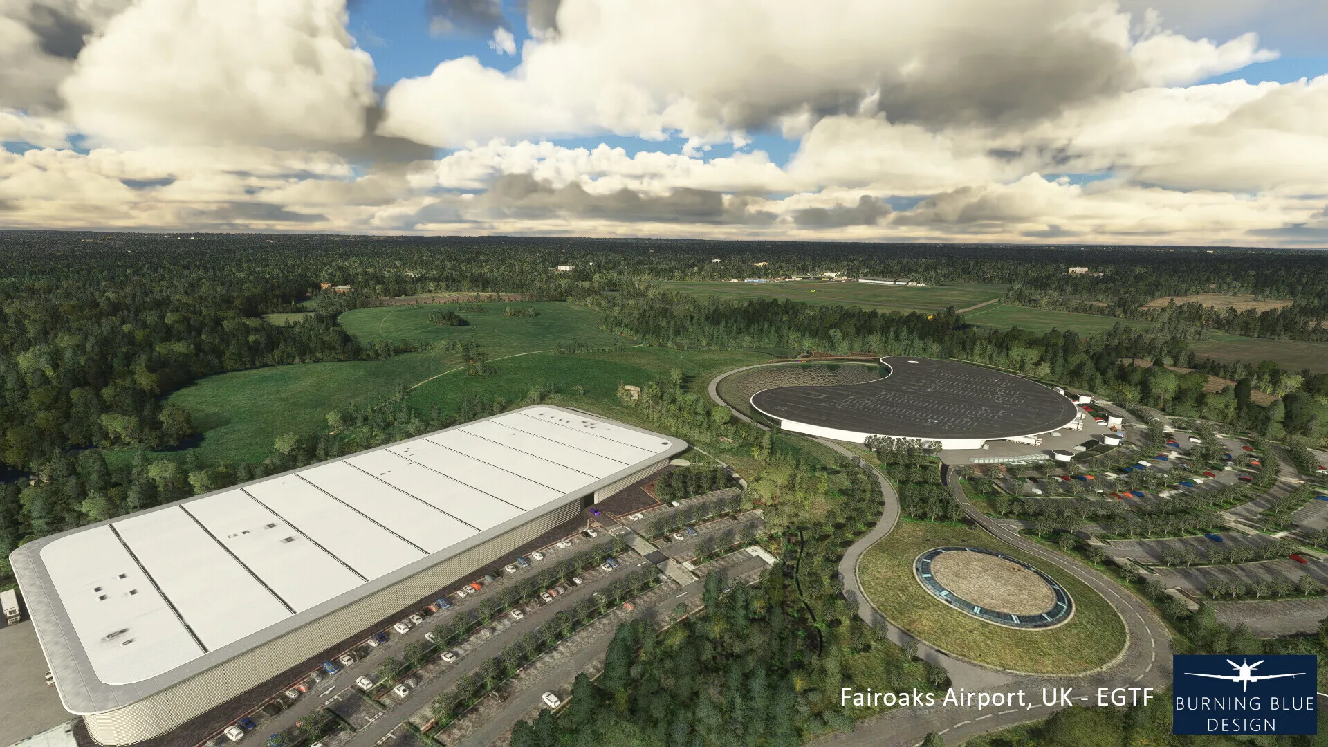 Аэропорт EGTF ( Чобхэм, Великобритания )