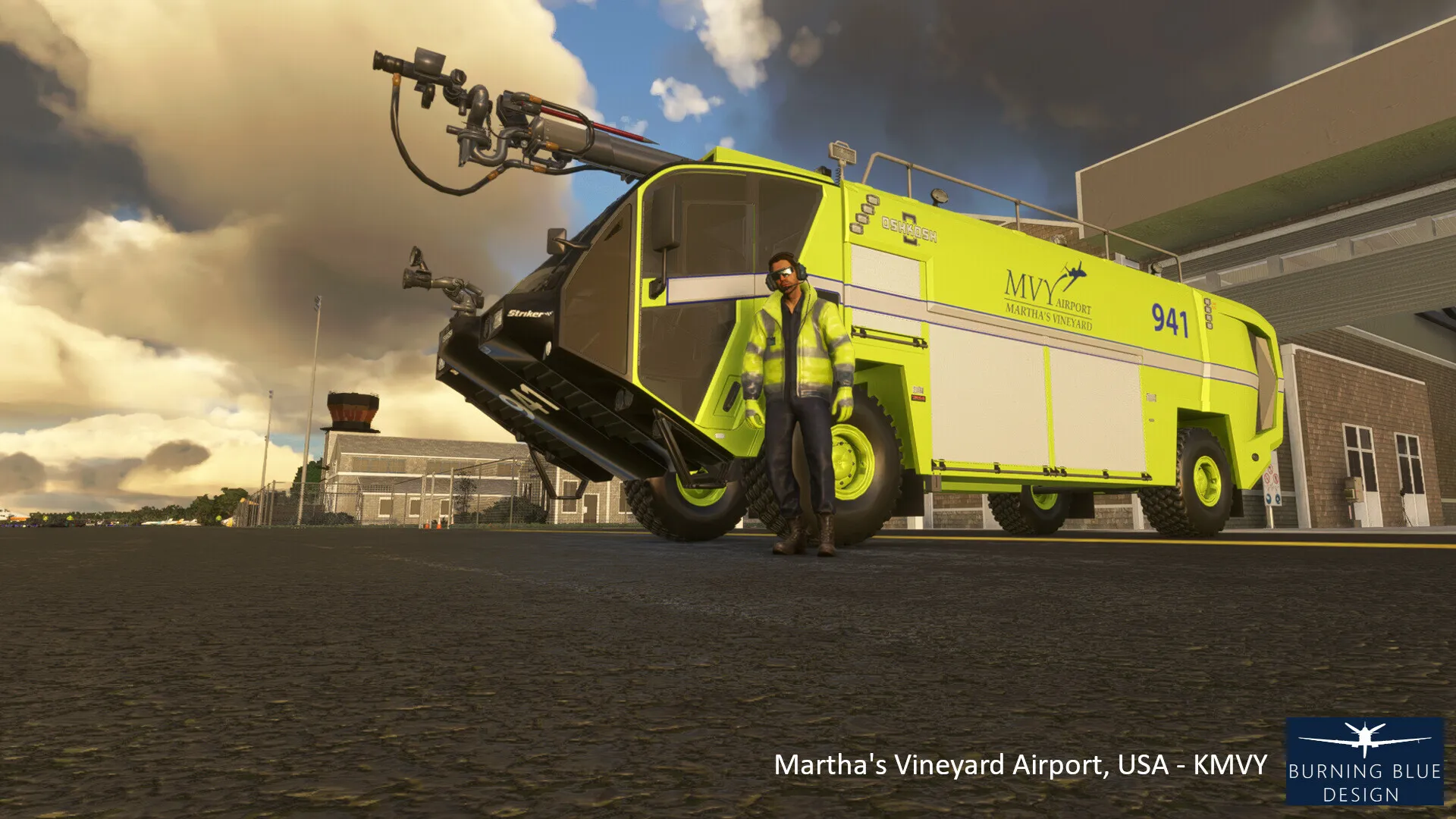 Аэропорт KMVY ( Вест-Тисбери, США )