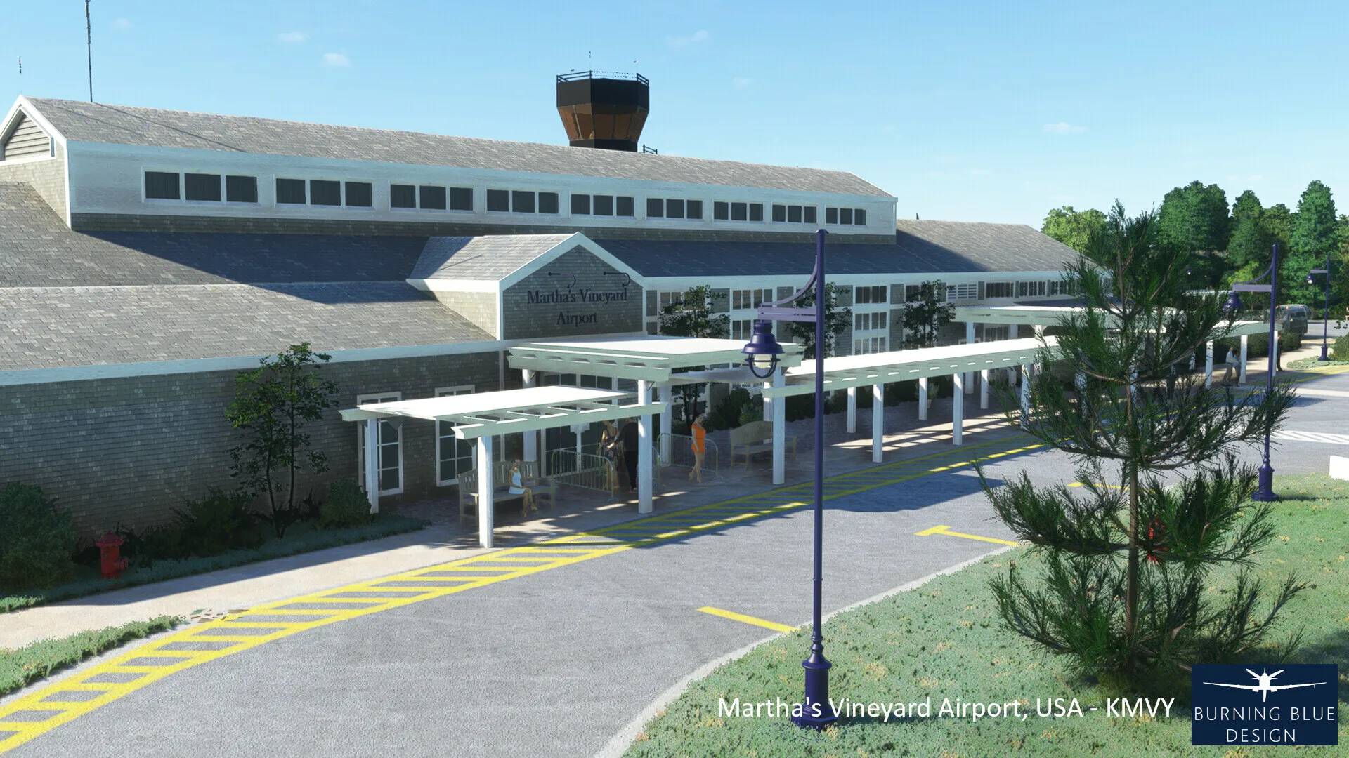 Аэропорт KMVY ( Вест-Тисбери, США )