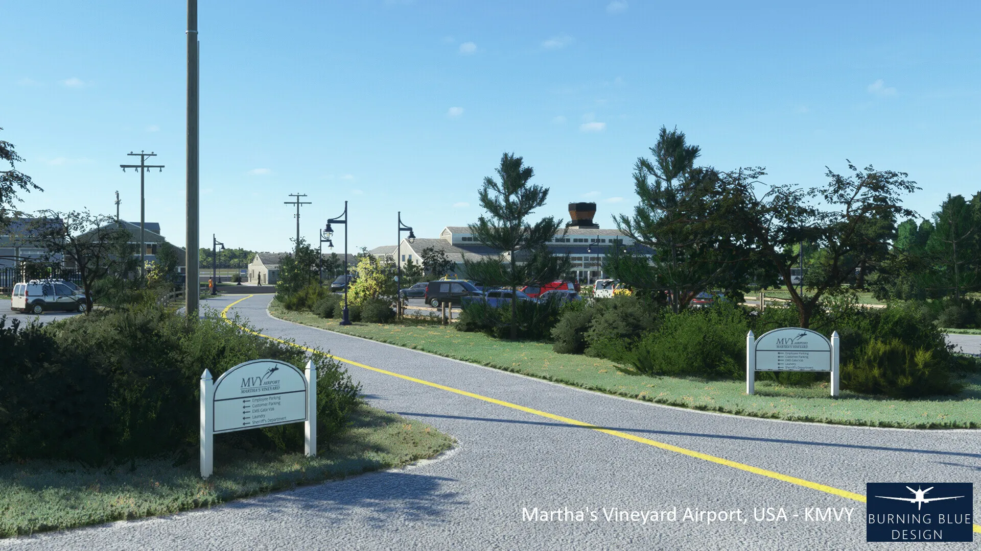 Аэропорт KMVY ( Вест-Тисбери, США )