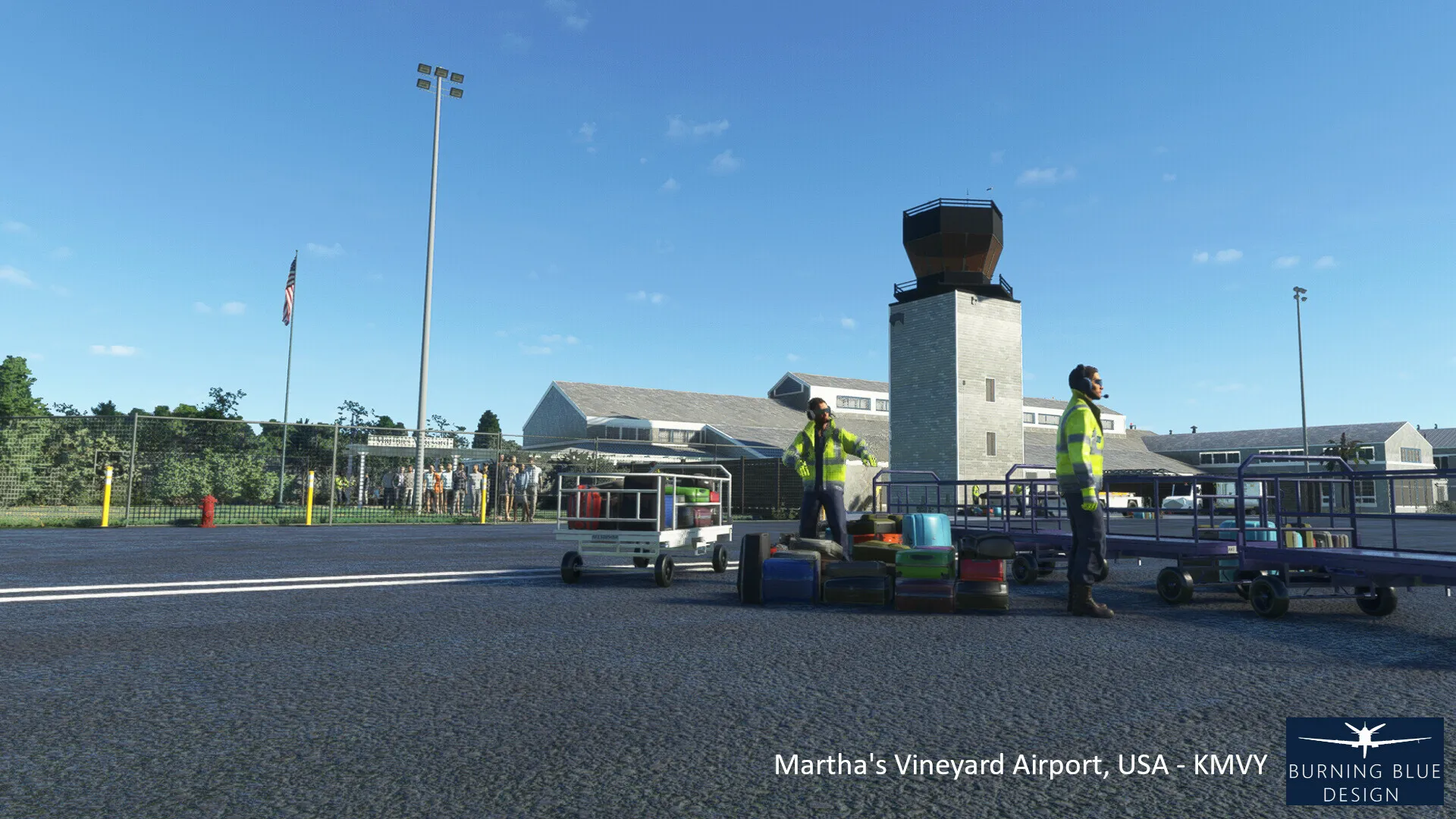 Аэропорт KMVY ( Вест-Тисбери, США )