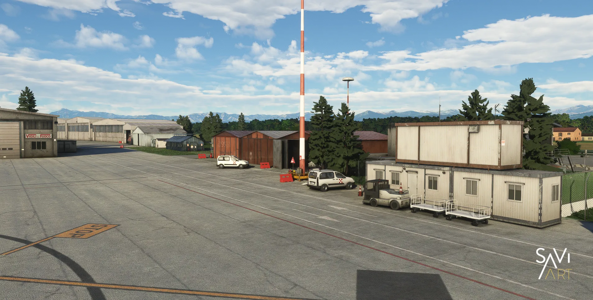 Аэропорт LIMZ ( Кунео, Италия )