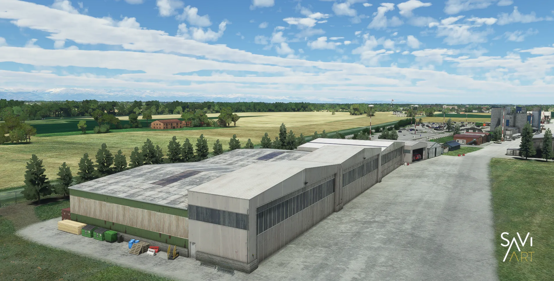 Аэропорт LIMZ ( Кунео, Италия )