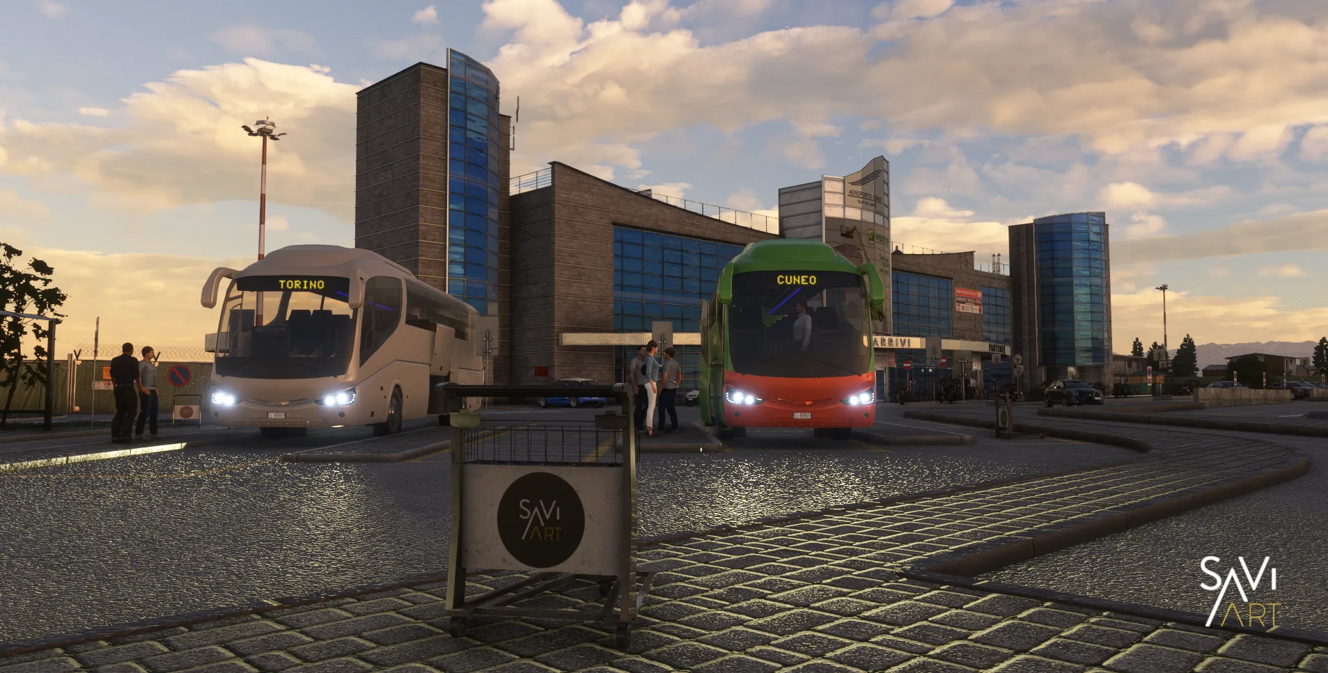 Аэропорт LIMZ ( Кунео, Италия )