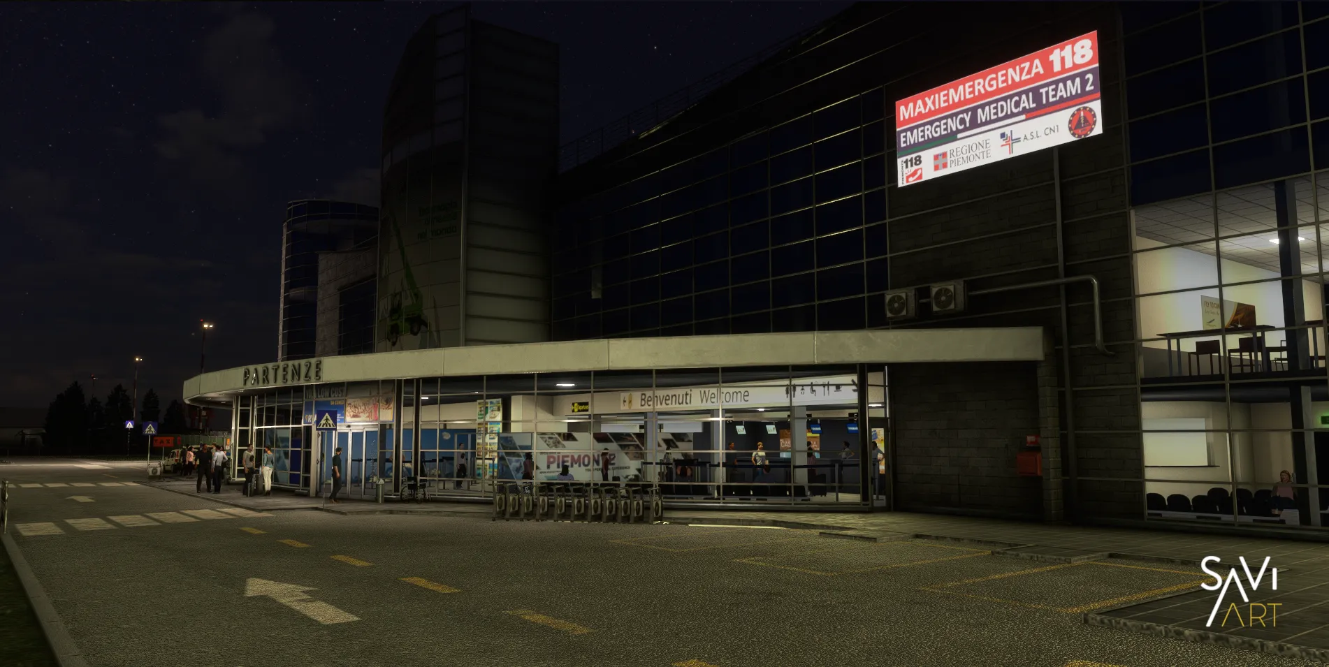 Аэропорт LIMZ ( Кунео, Италия )