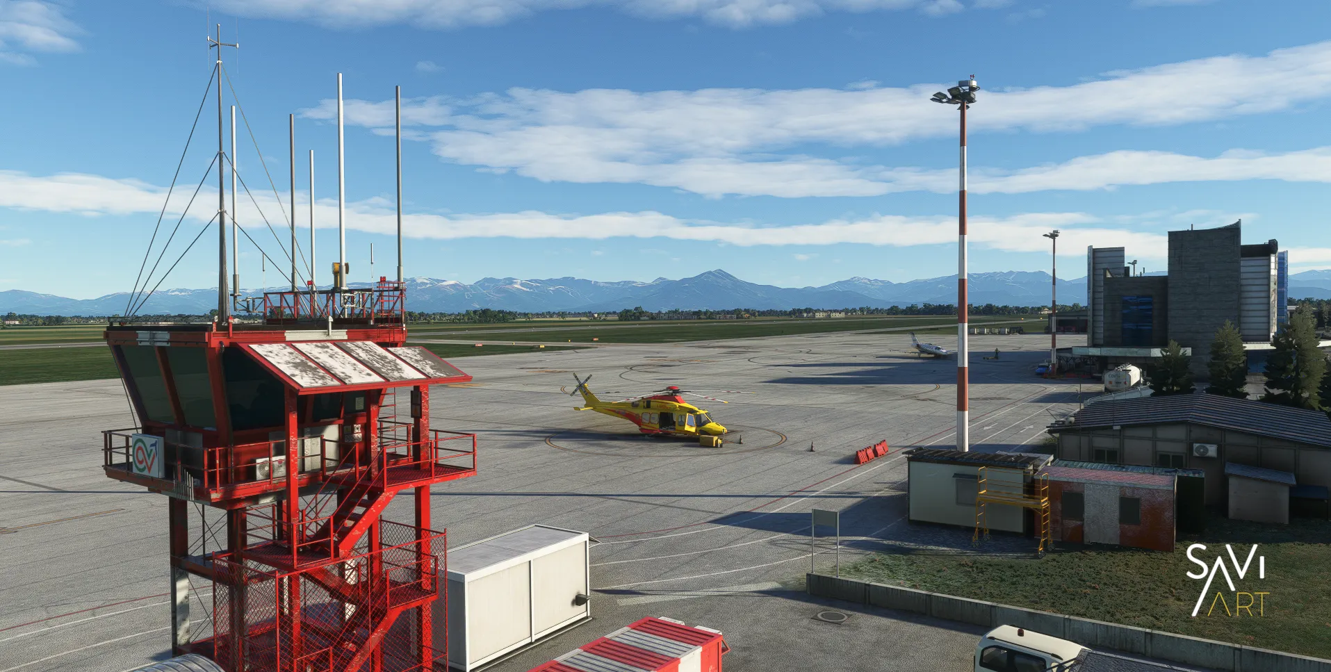 Аэропорт LIMZ ( Кунео, Италия )