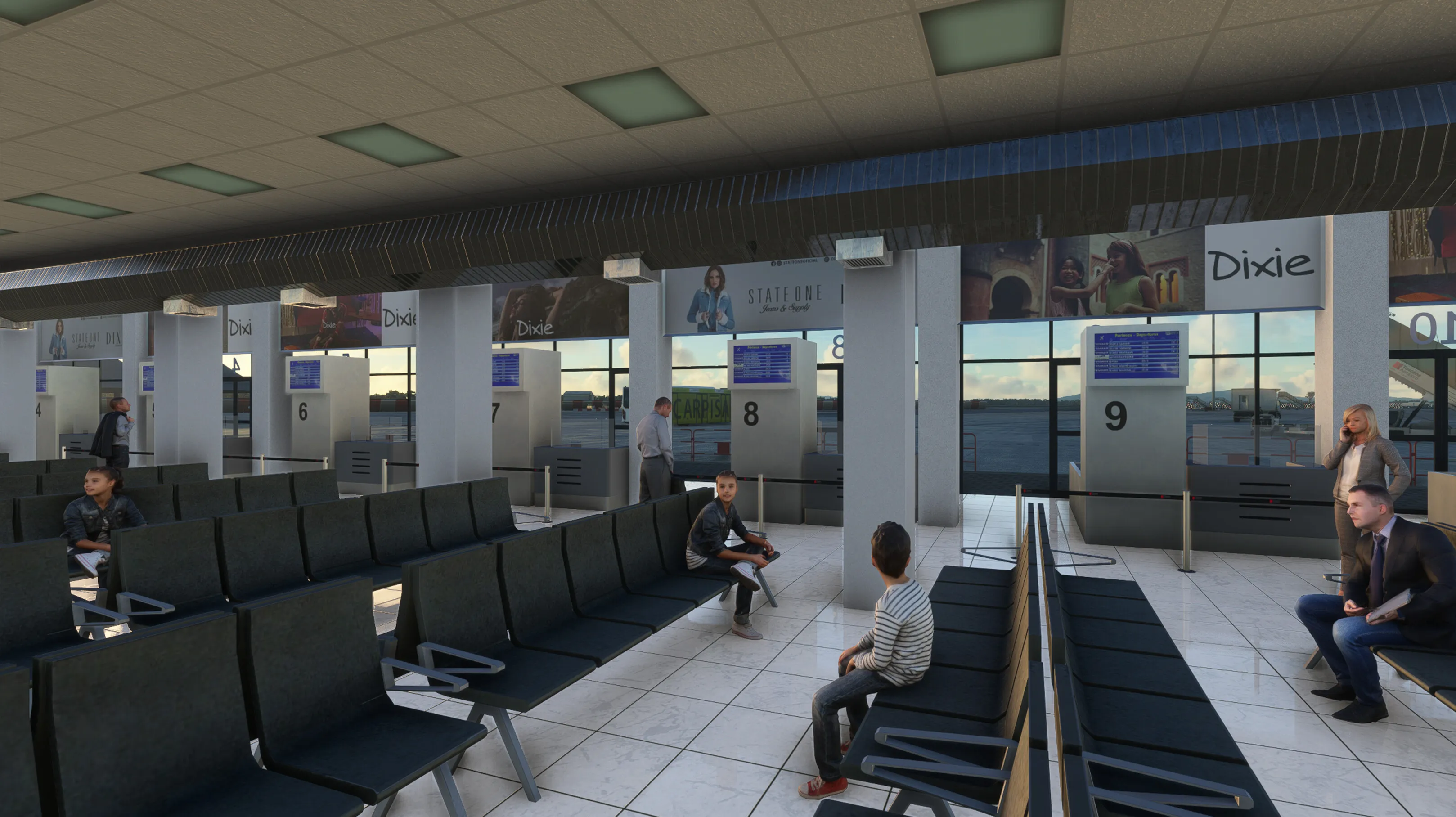 Аэропорт LIRP ( Пиза, Италия )