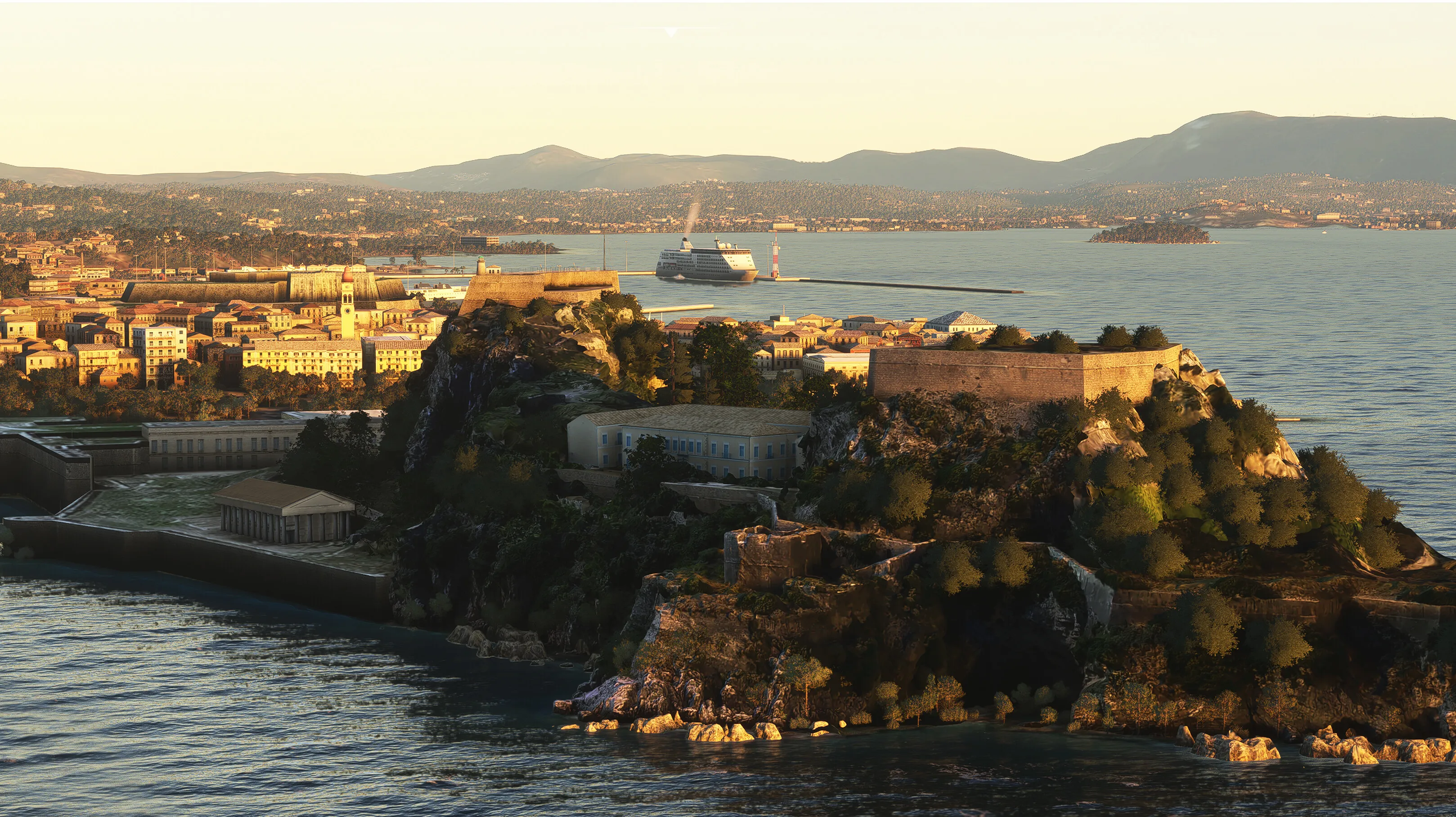 Аэропорт LGKR ( Керкира, Греция ) + остров