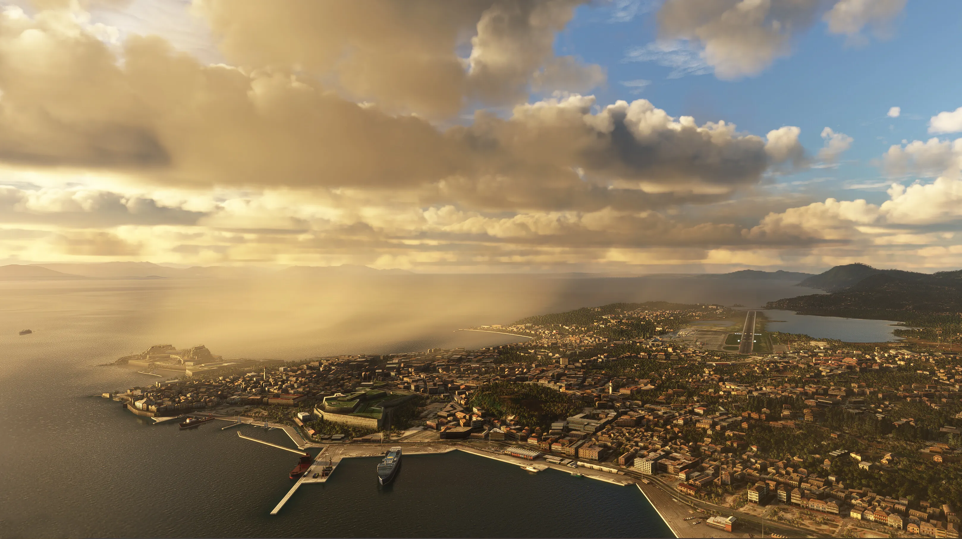 Аэропорт LGKR ( Керкира, Греция ) + остров