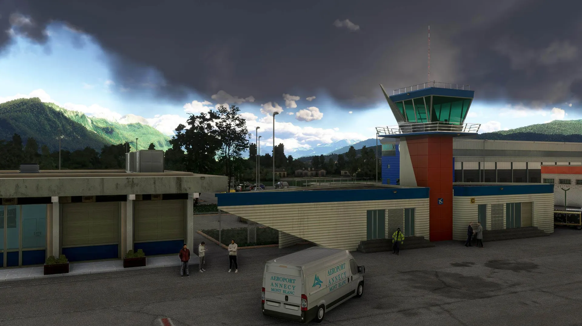 Аэропорт LFLP ( Анси, Франция )