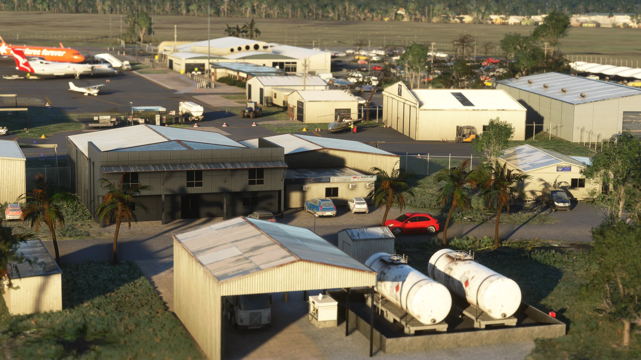 Аэропорт YBNA ( Баллина, Австралия )