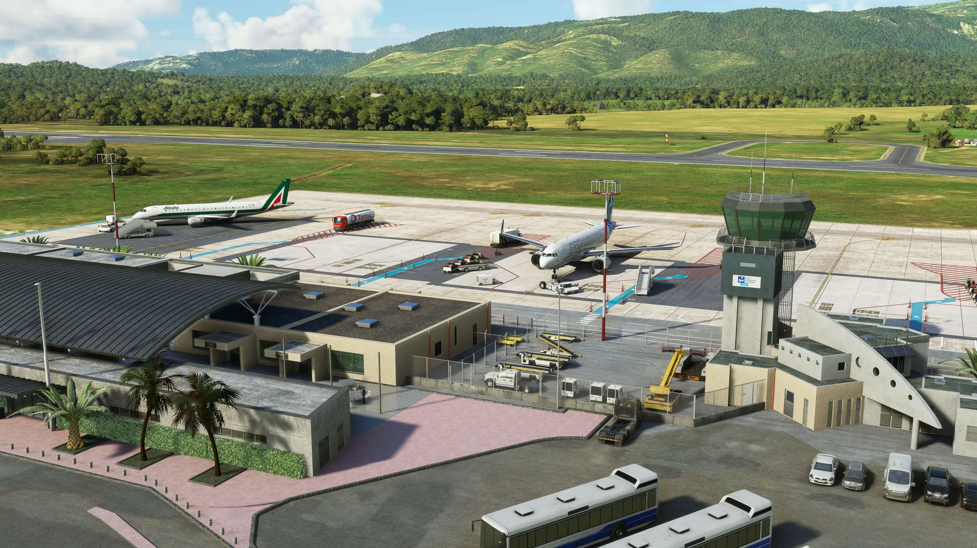 Аэропорт LFKF ( Фигари, Франция )