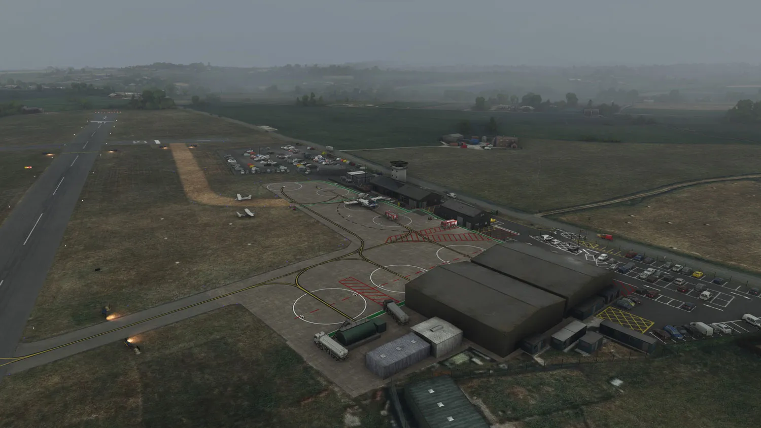 Аэропорт EGHC ( Ландс Энд, Великобритания )