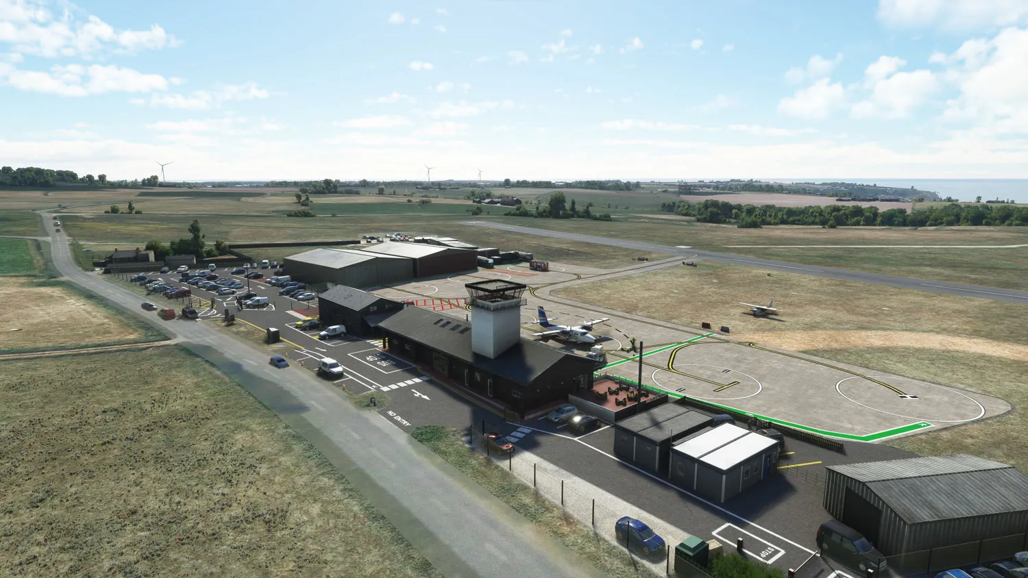 Аэропорт EGHC ( Ландс Энд, Великобритания )