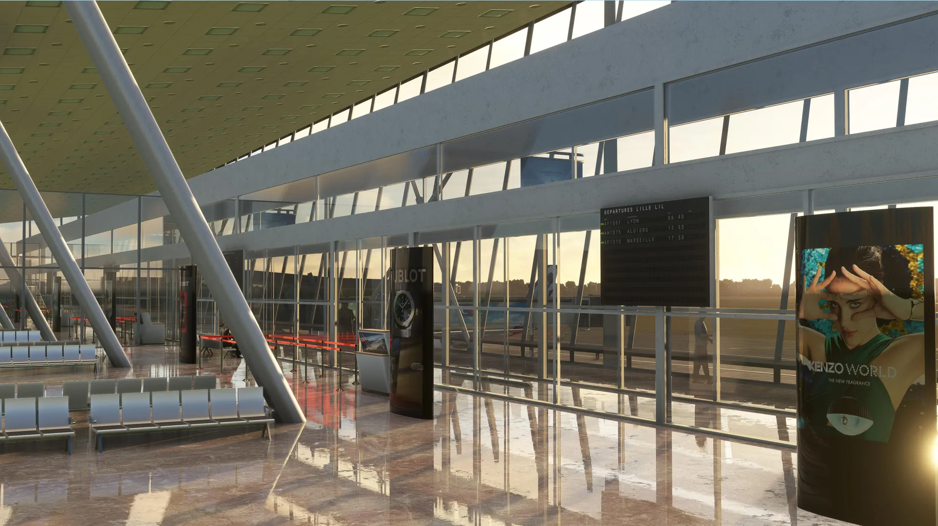 Аэропорт LFQQ ( Лилль, Франция )