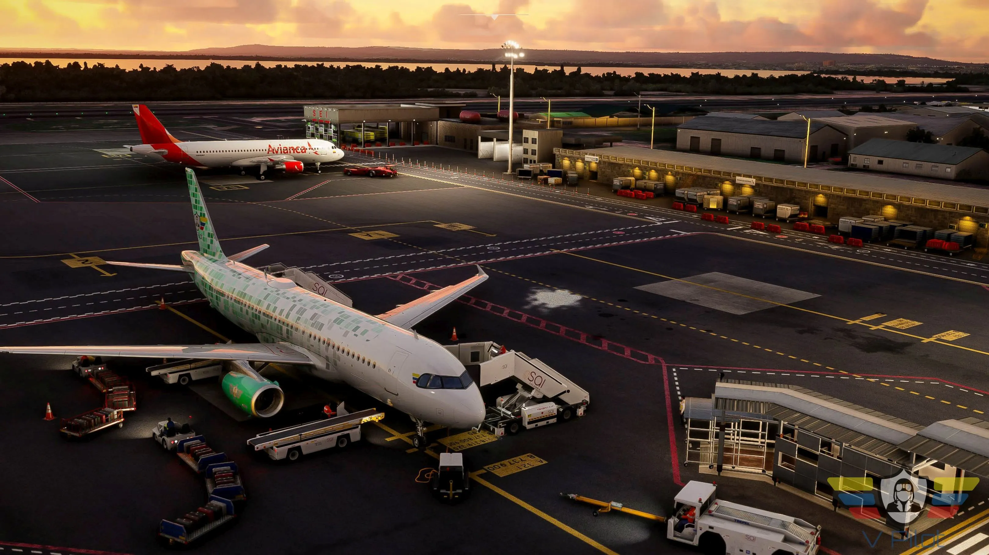 Аэропорт SKCG ( Картахена, Колумбия )