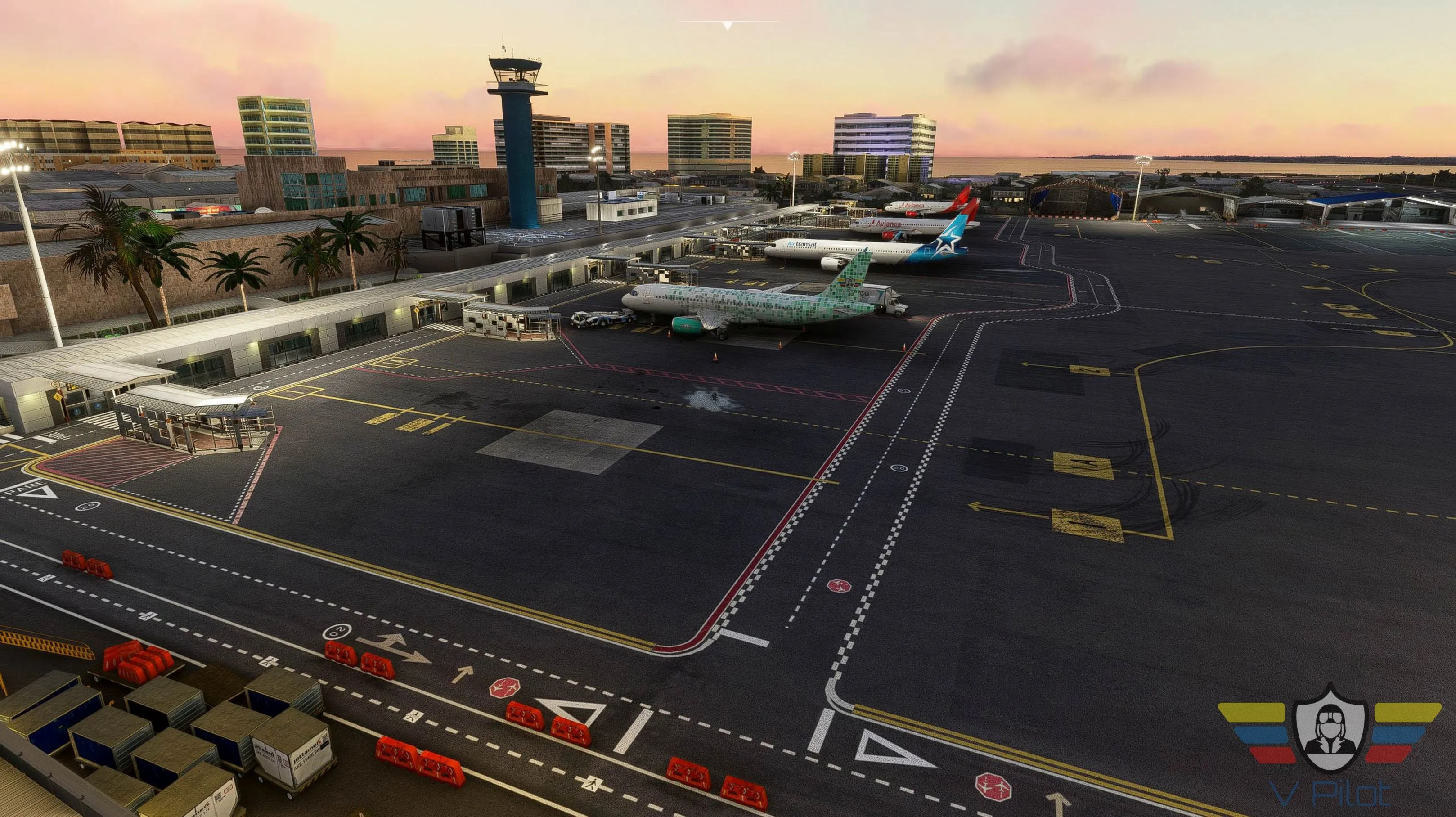 Аэропорт SKCG ( Картахена, Колумбия )