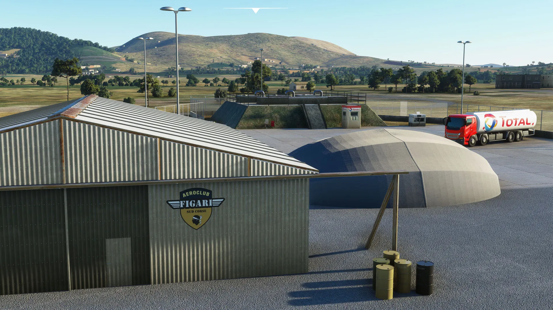 Аэропорт LFKF ( Фигари, Франция )