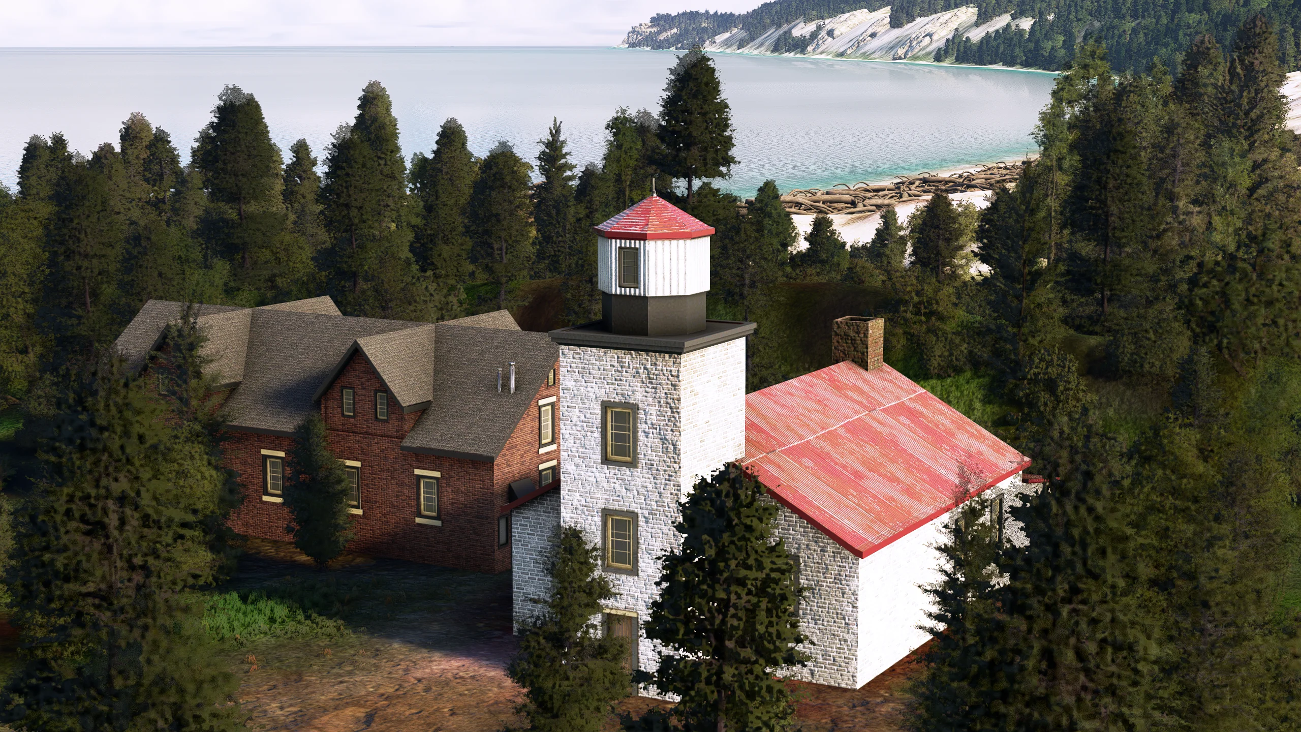 Аэродромы 3MI2 и 6Y3 ( Северный и Южный Фокс, США )