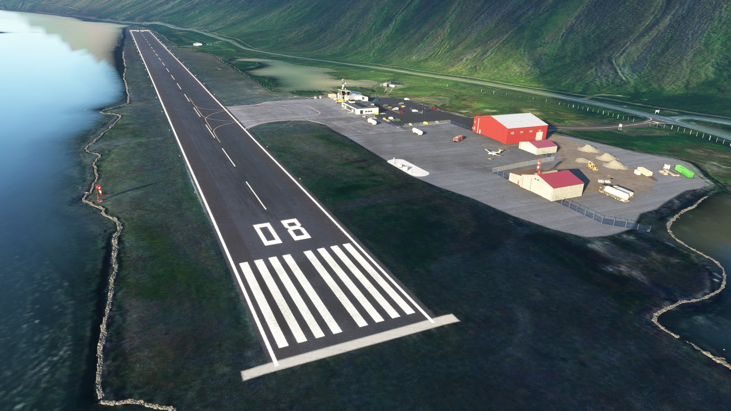 Аэропорт BIIS ( Исафьордюр, Исландия )