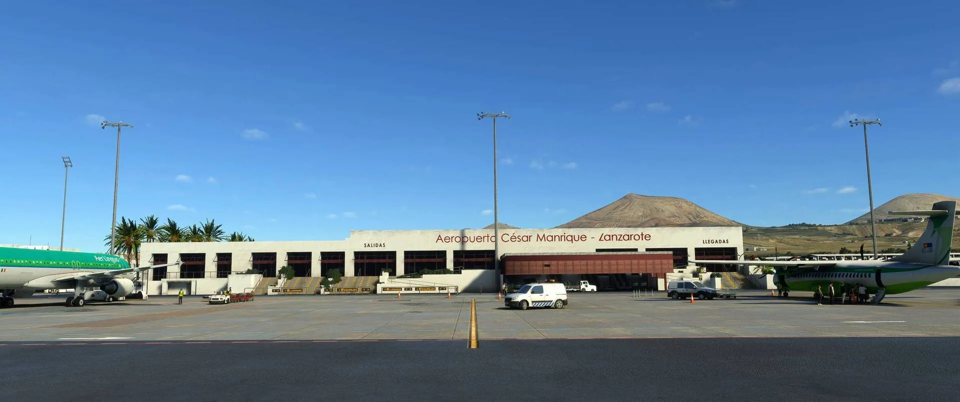 Аэропорт GCRR ( Лансароте, Испания )