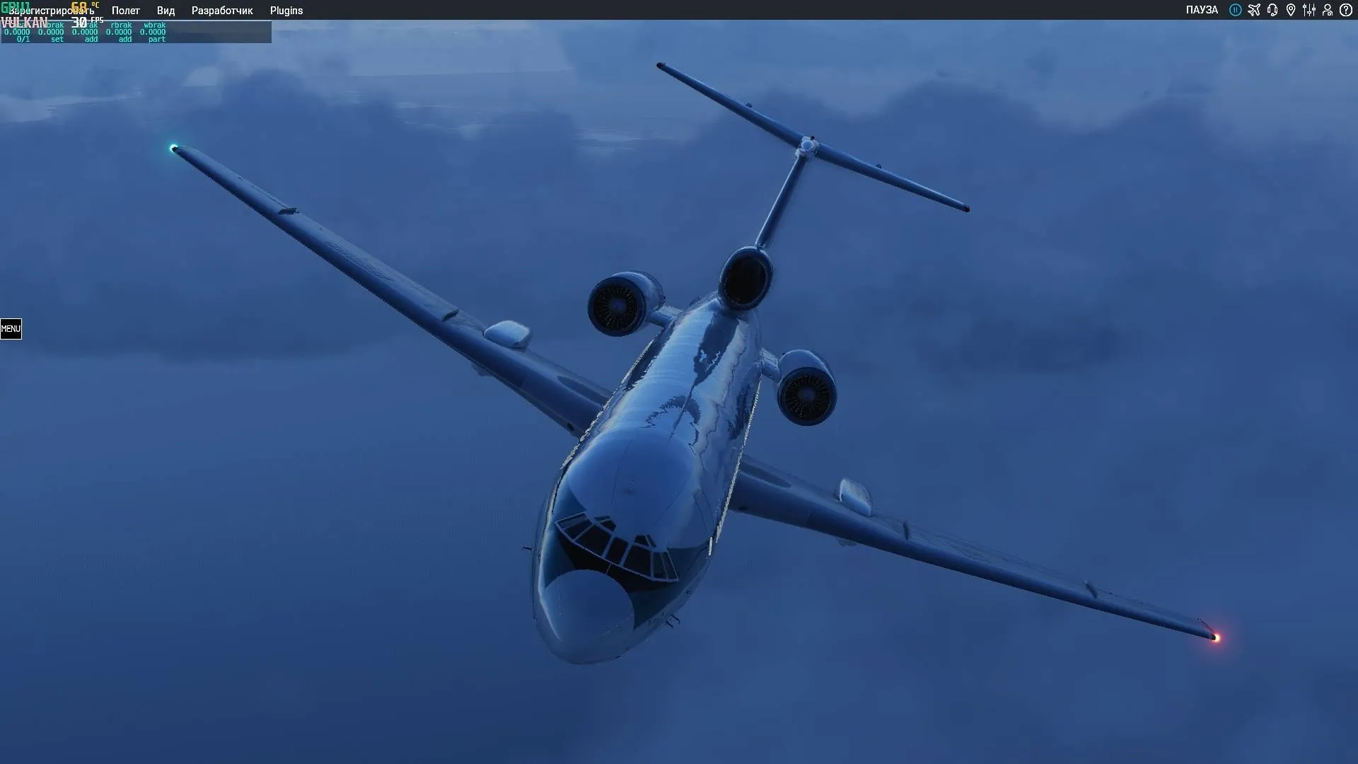 Ту-154М для X-Plane 12