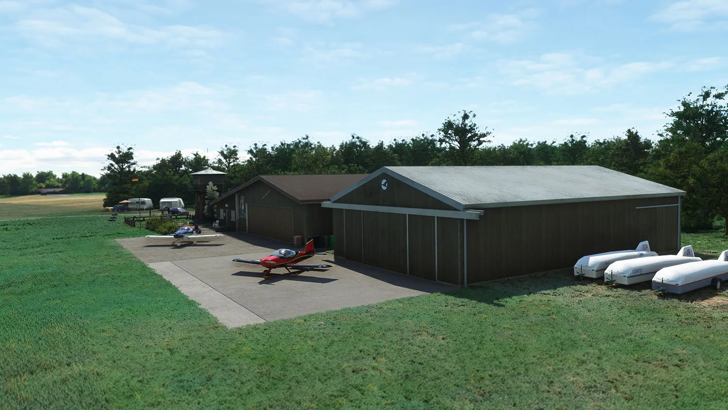 Аэродром EDQ1 ( Кронах, Швейцария )