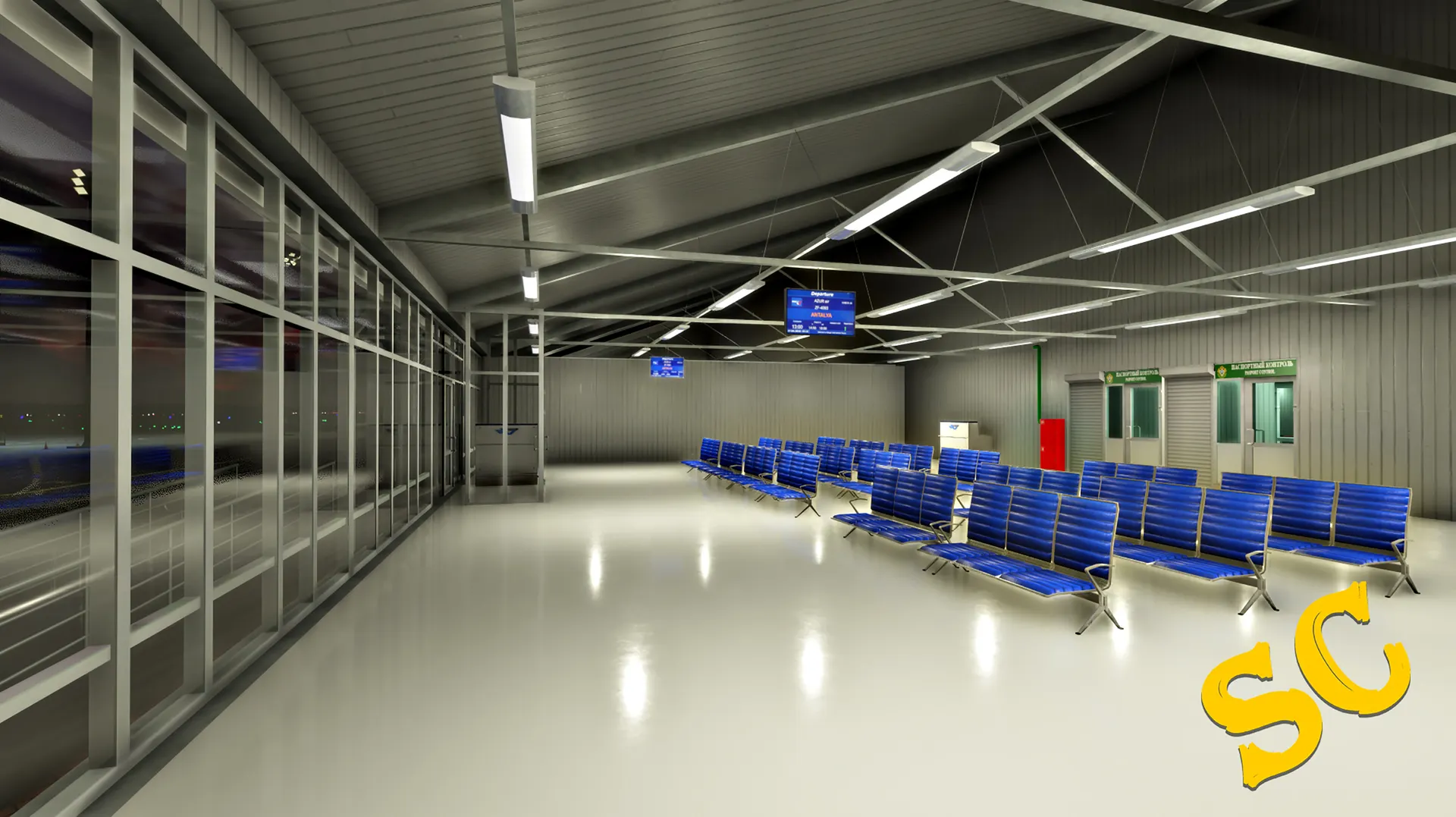 Аэропорт UUBC ( Калуга, Россия )