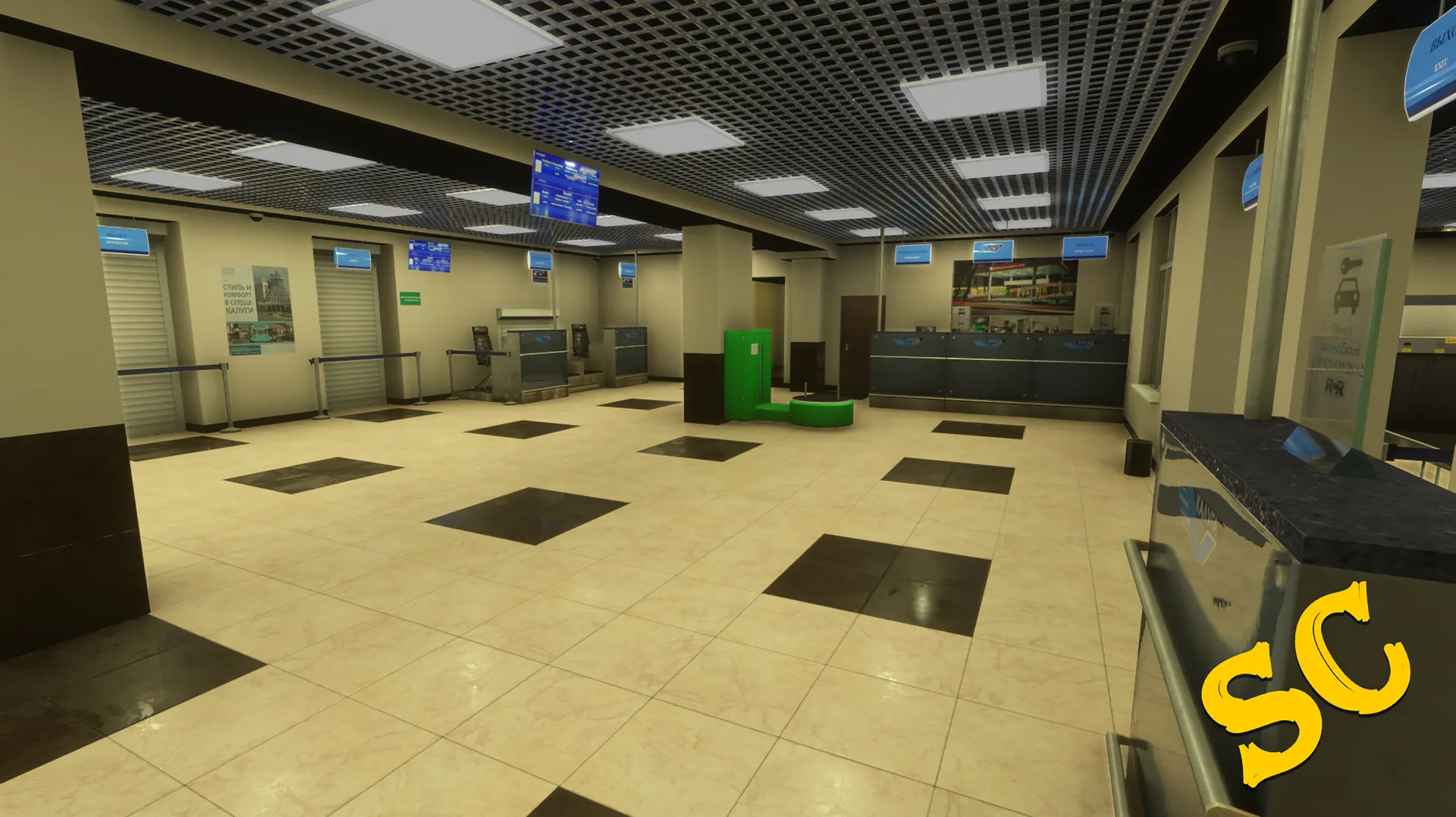 Аэропорт UUBC ( Калуга, Россия )