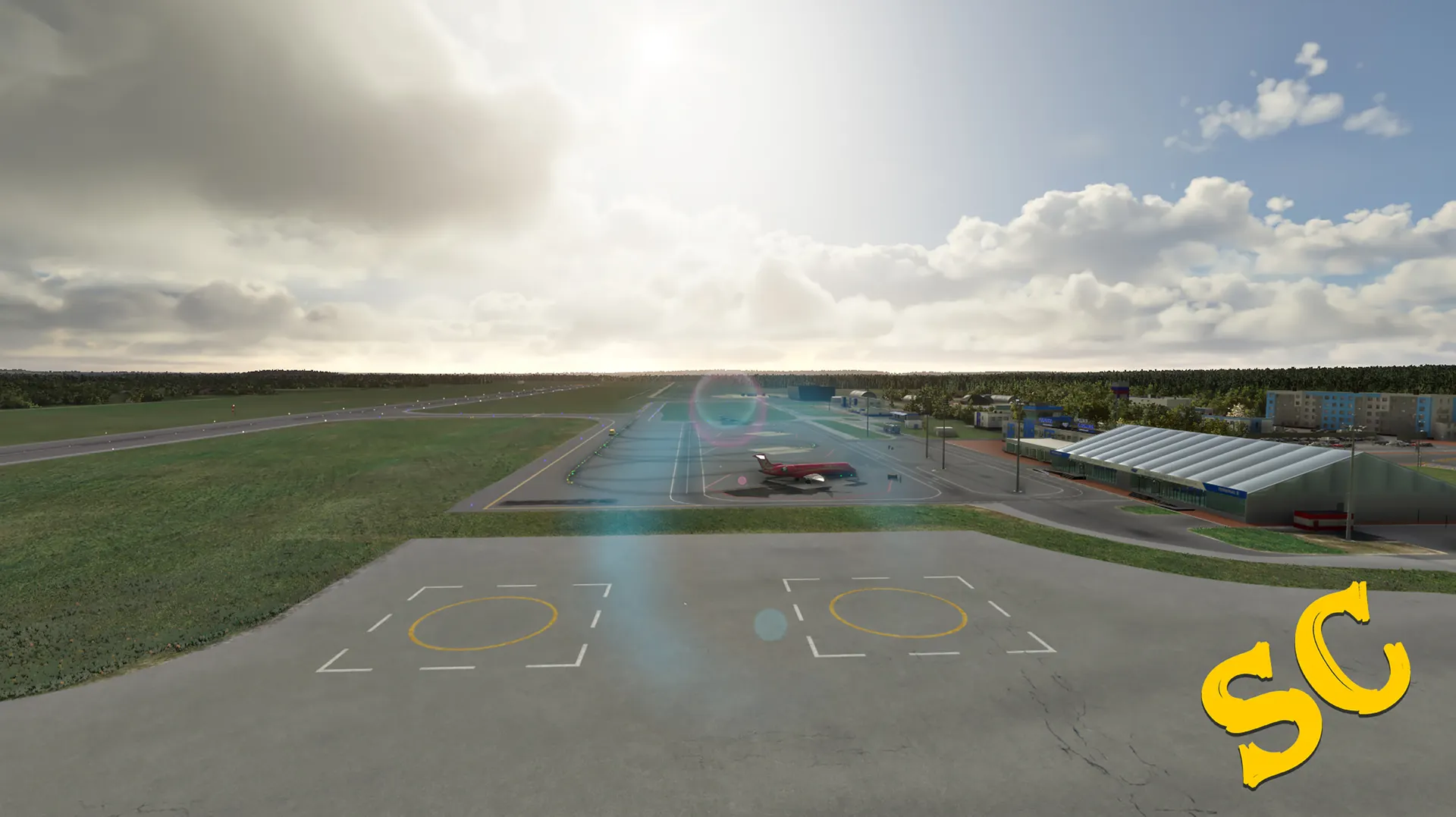 Аэропорт UUBC ( Калуга, Россия )