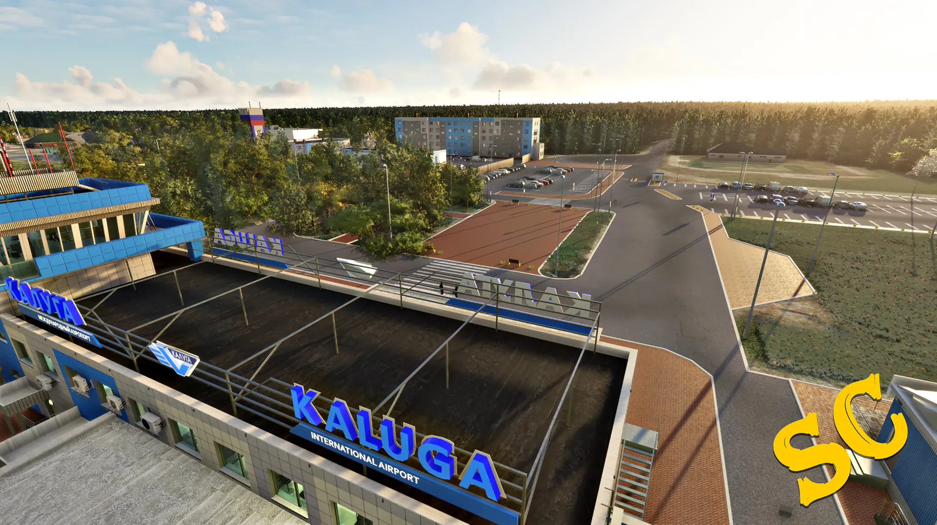 Аэропорт UUBC ( Калуга, Россия )