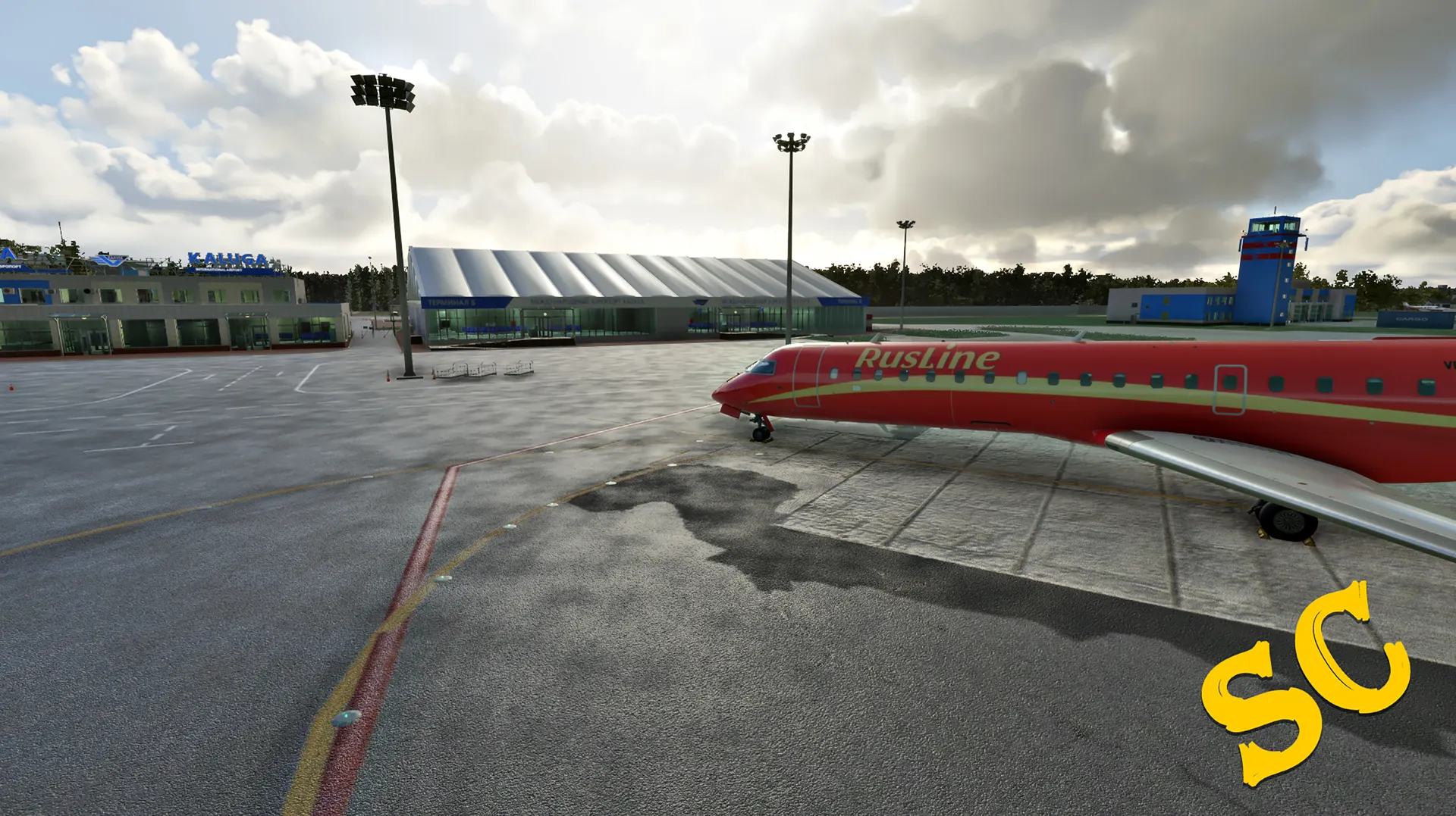 Аэропорт UUBC ( Калуга, Россия )