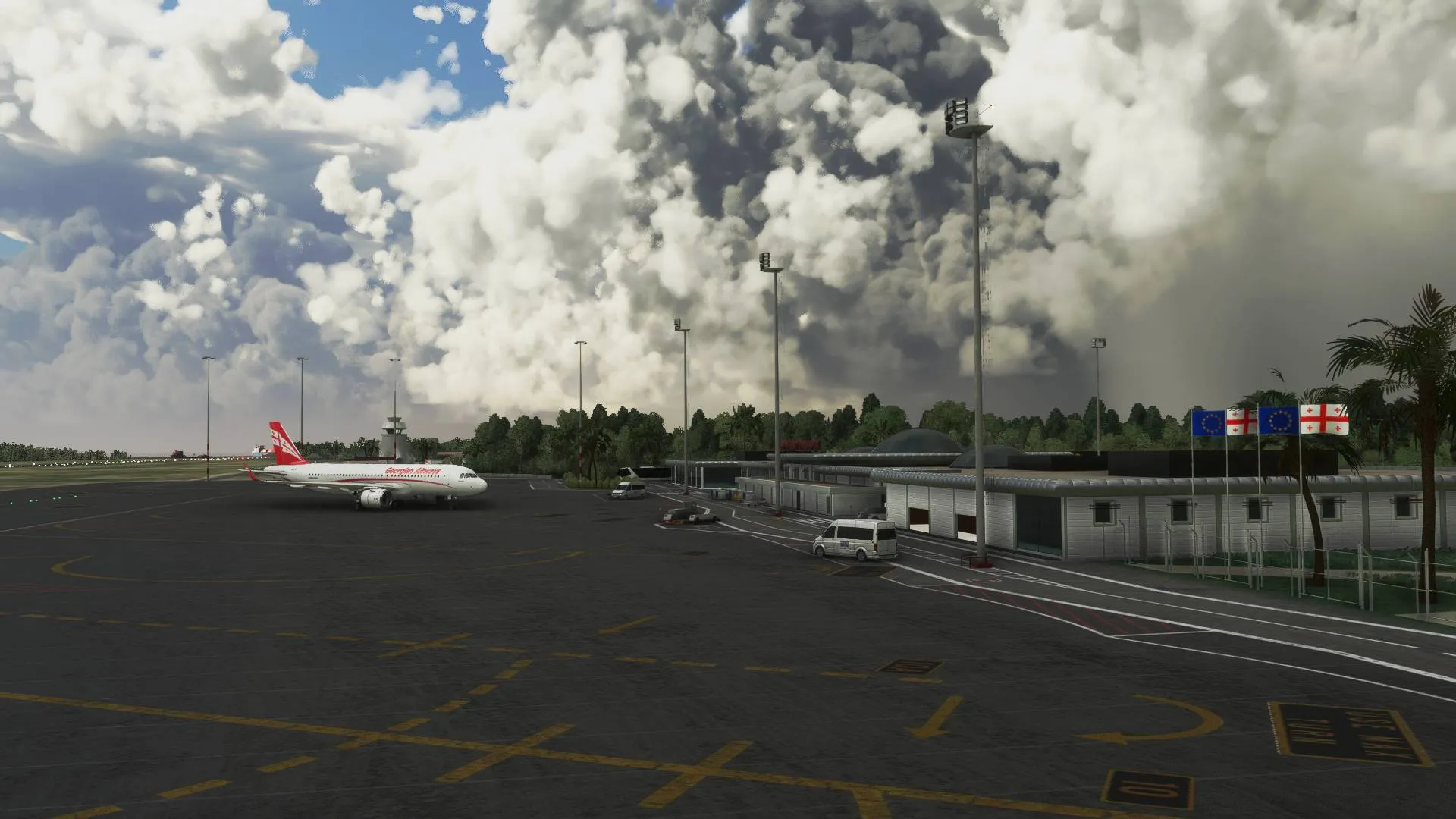 Аэропорт UGSB ( Батуми, Грузия )