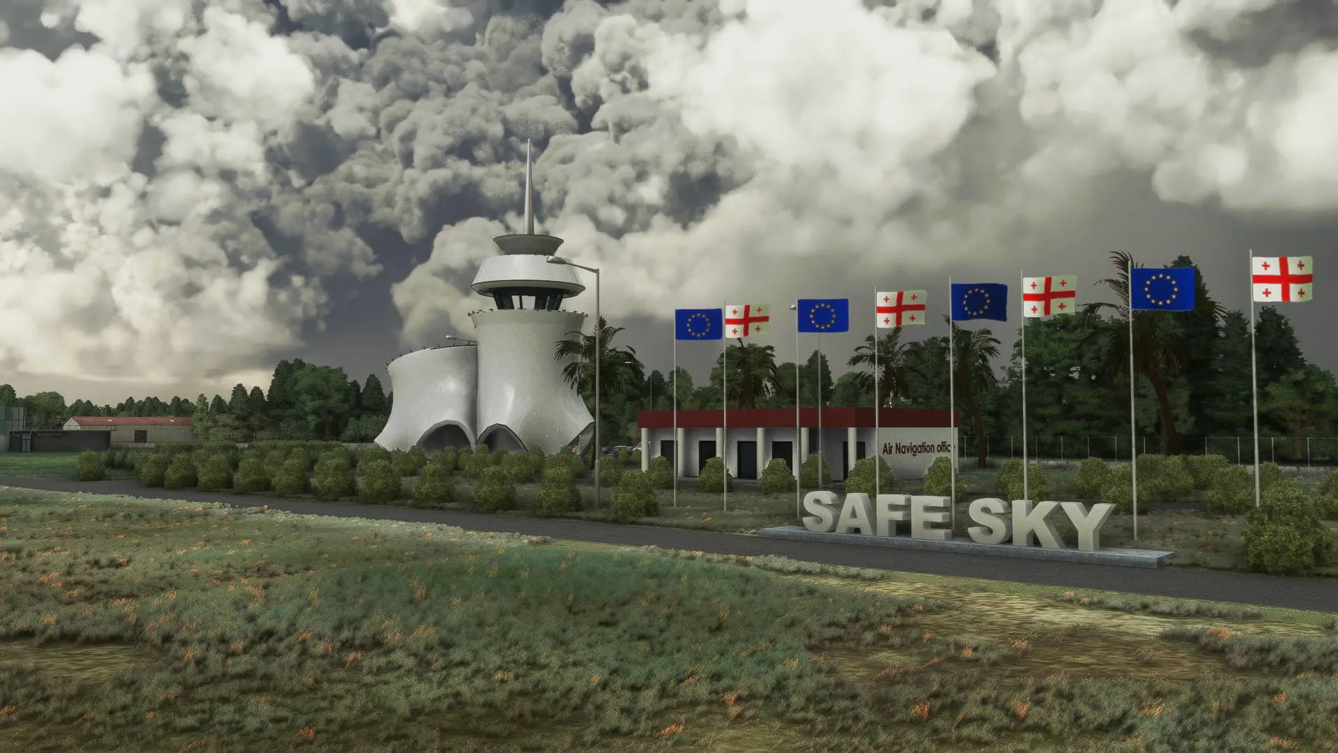 Аэропорт UGSB ( Батуми, Грузия )