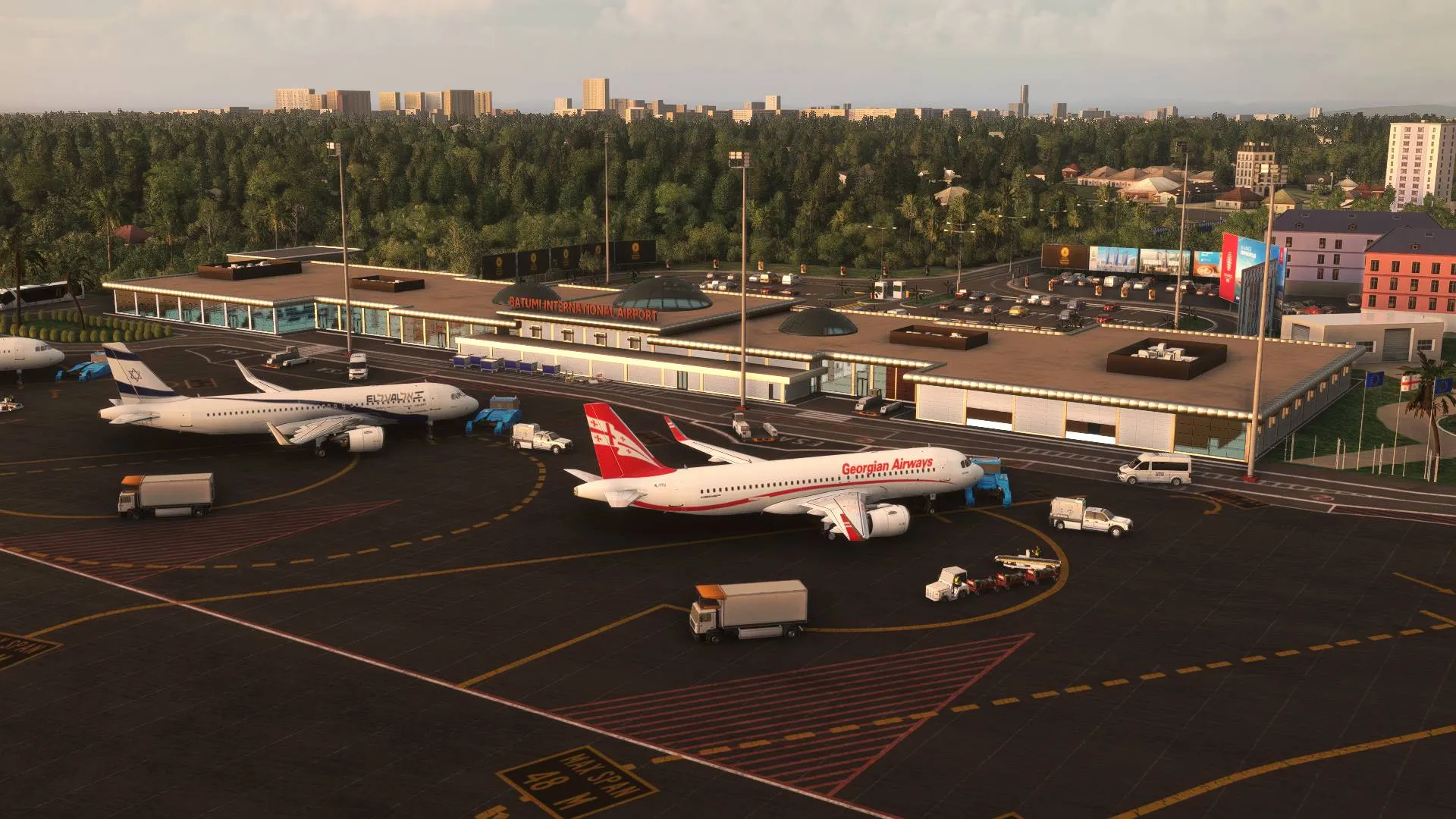 Аэропорт UGSB ( Батуми, Грузия )