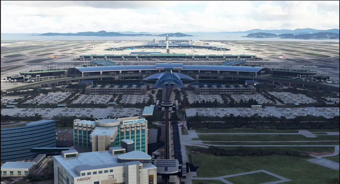 Аэропорт RKSI ( Инчхон, Корея )