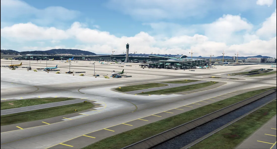 Аэропорт RKSI ( Инчхон, Корея )