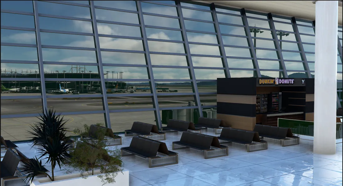 Аэропорт RKSI ( Инчхон, Корея )