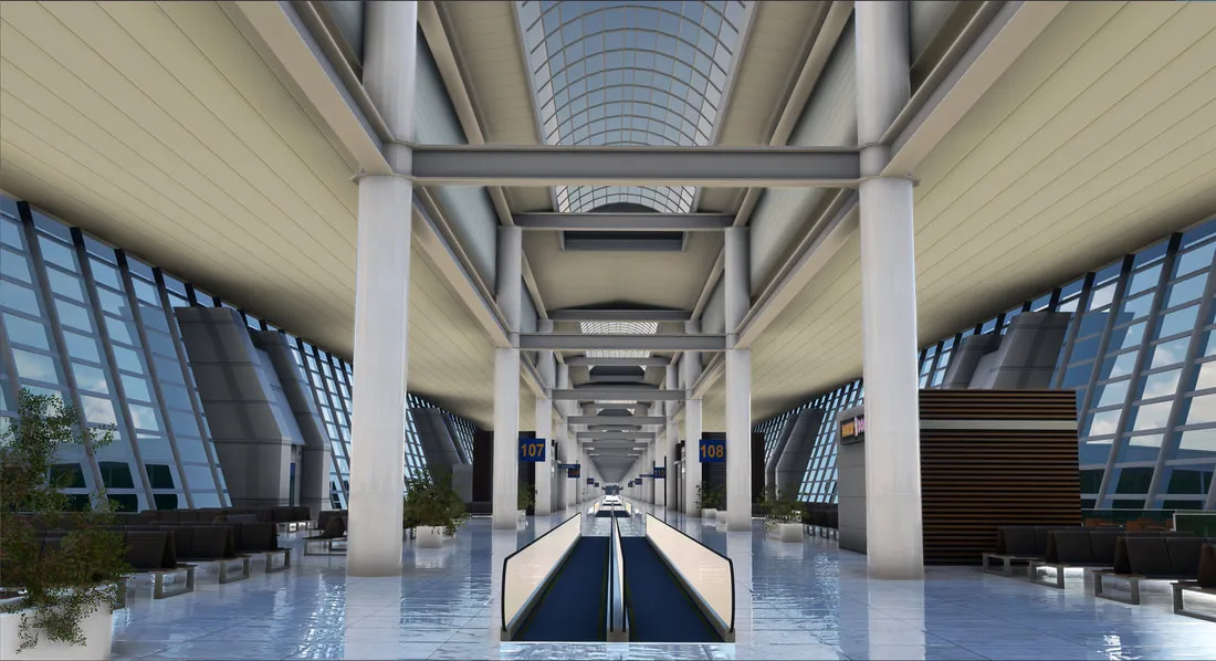 Аэропорт RKSI ( Инчхон, Корея )