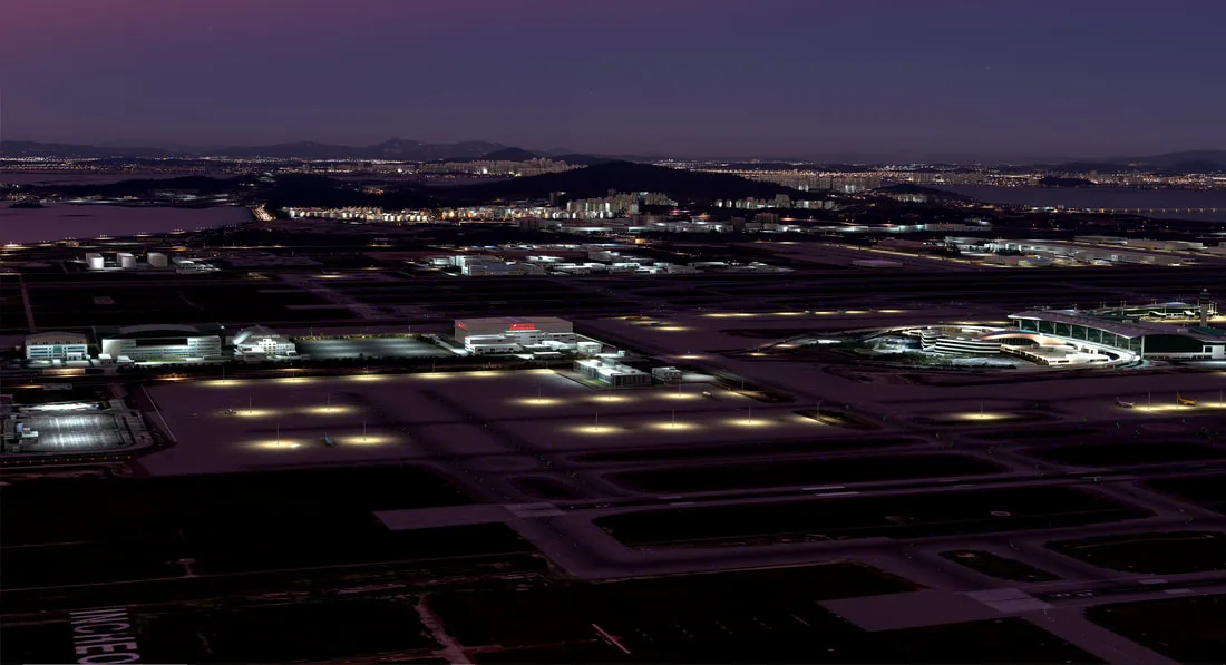 Аэропорт RKSI ( Инчхон, Корея )