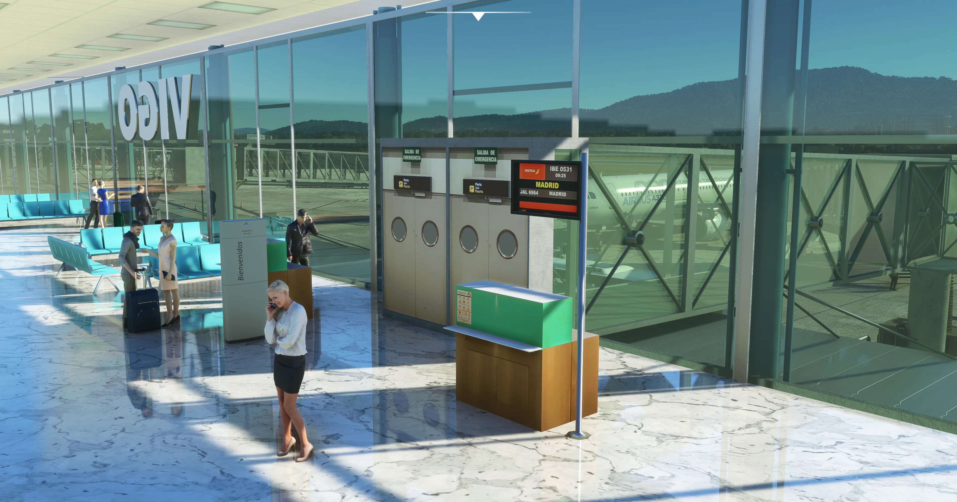 Аэропорт LEVX ( Виго, Испания )