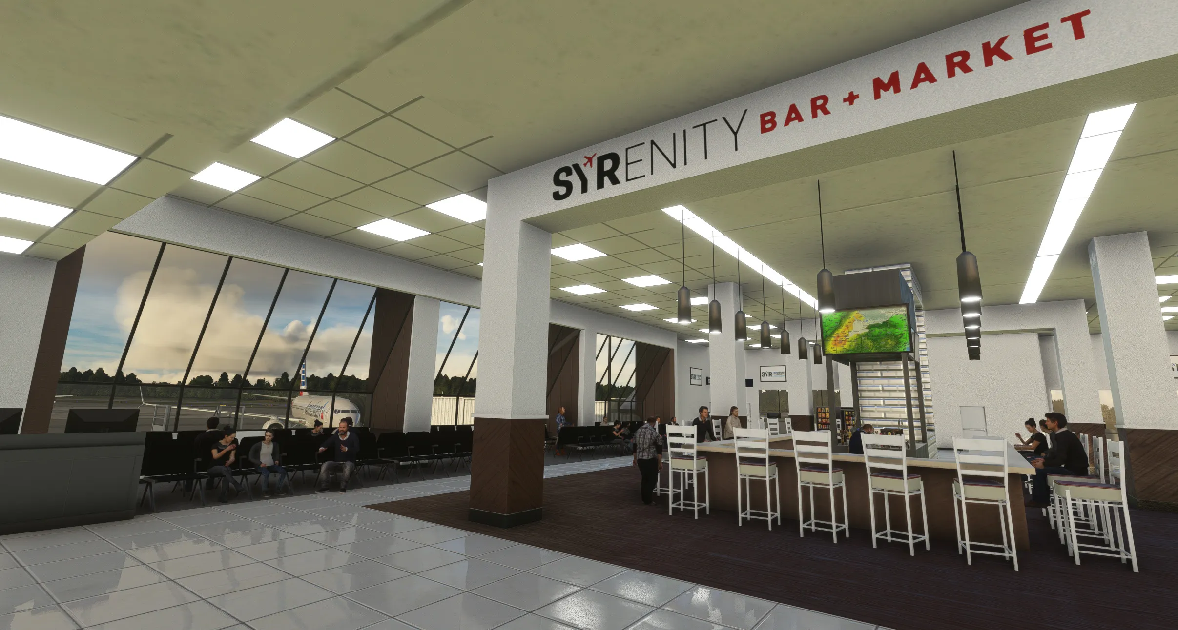 Аэропорт KSYR ( Сиракьюс, США )