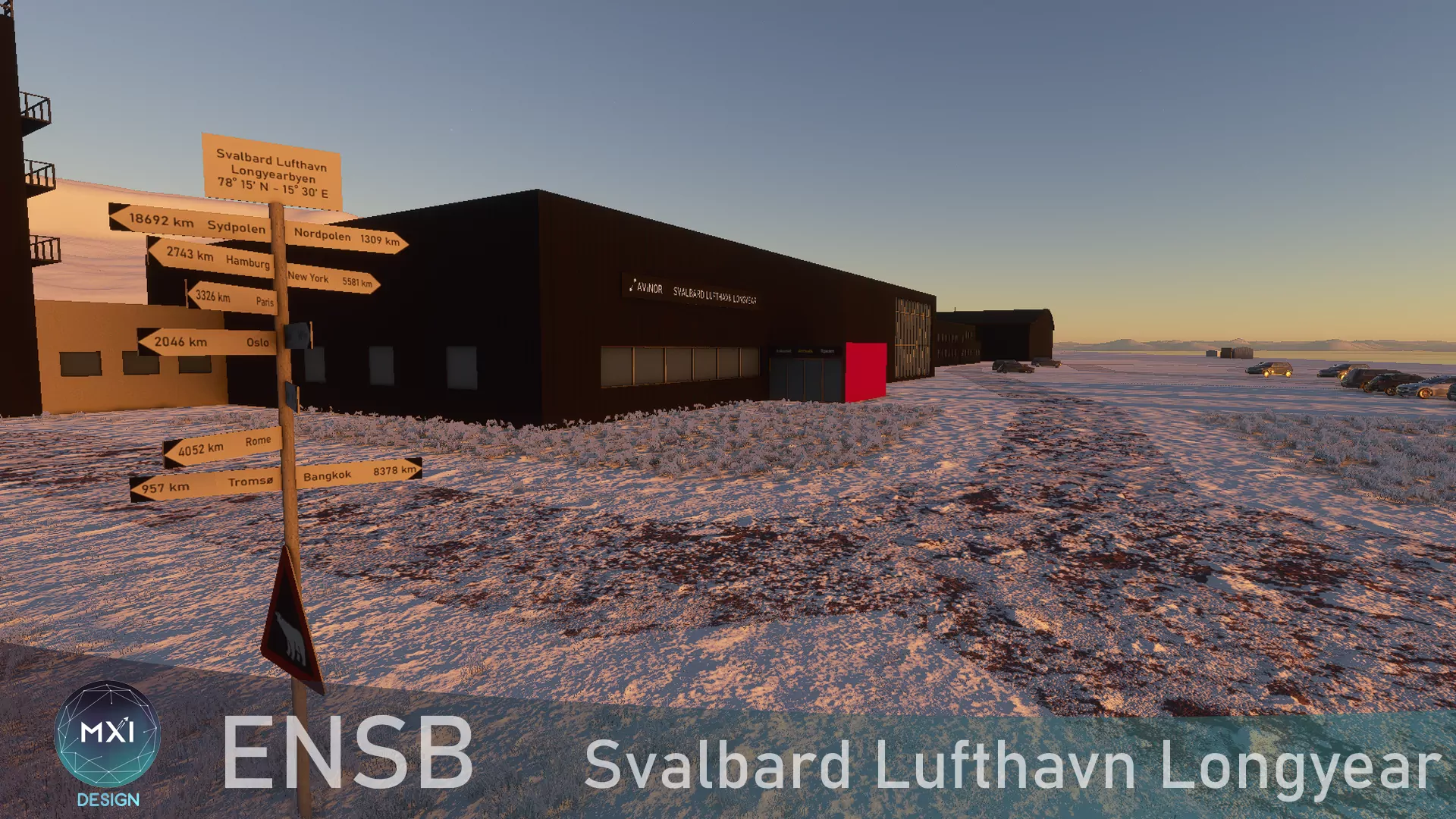 Аэропорт ENSB ( Свальбард, Норвегия )