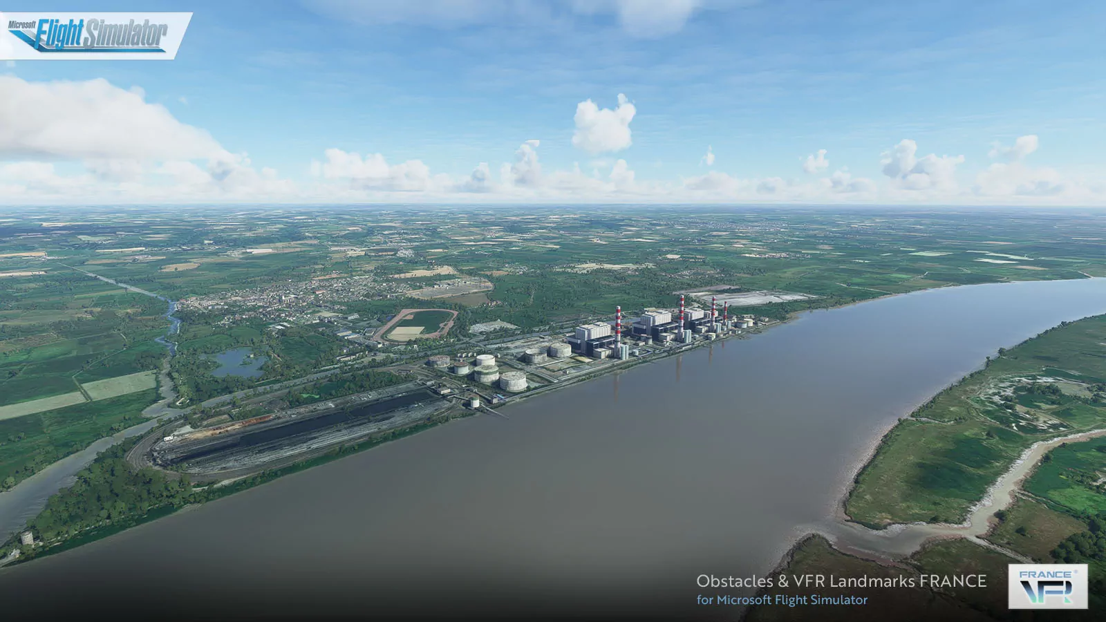 Лендмарки Франции, ориентиры для визуальных полетов