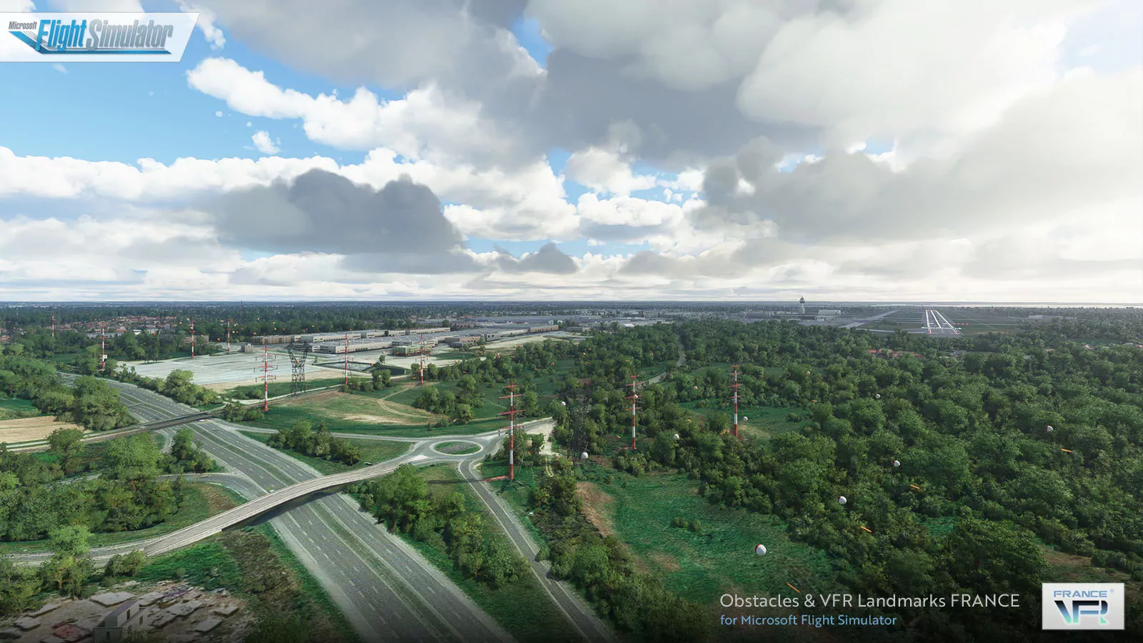 Лендмарки Франции, ориентиры для визуальных полетов