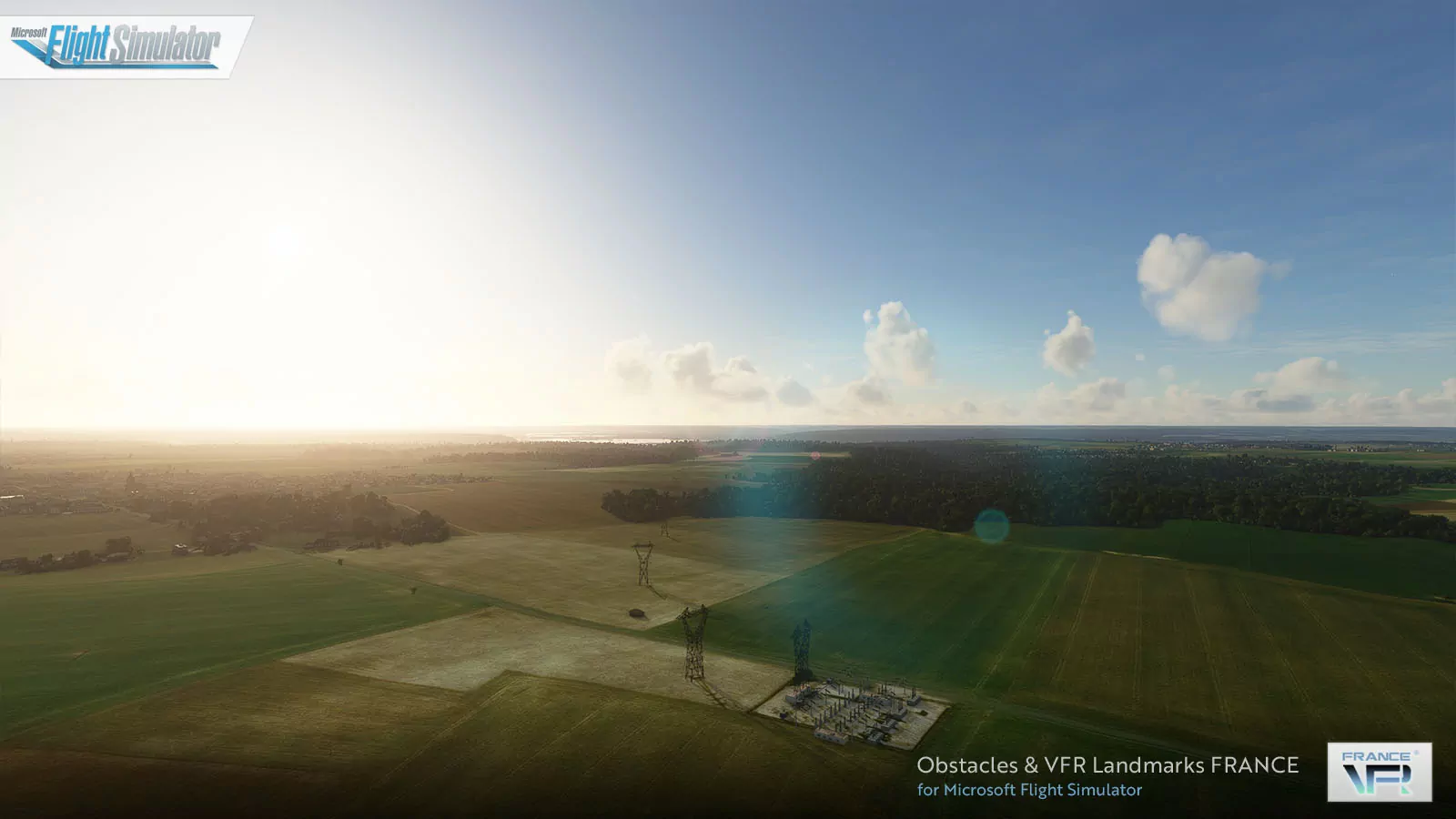 Лендмарки Франции, ориентиры для визуальных полетов