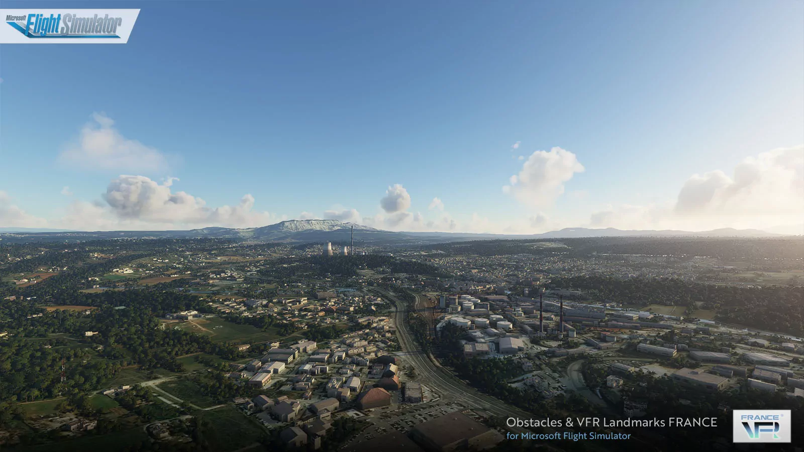 Лендмарки Франции, ориентиры для визуальных полетов