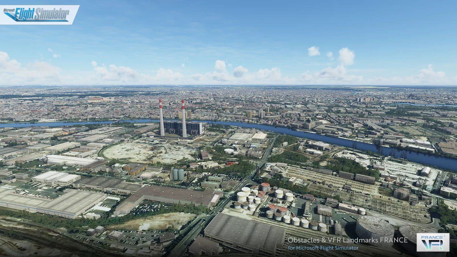 Лендмарки Франции, ориентиры для визуальных полетов