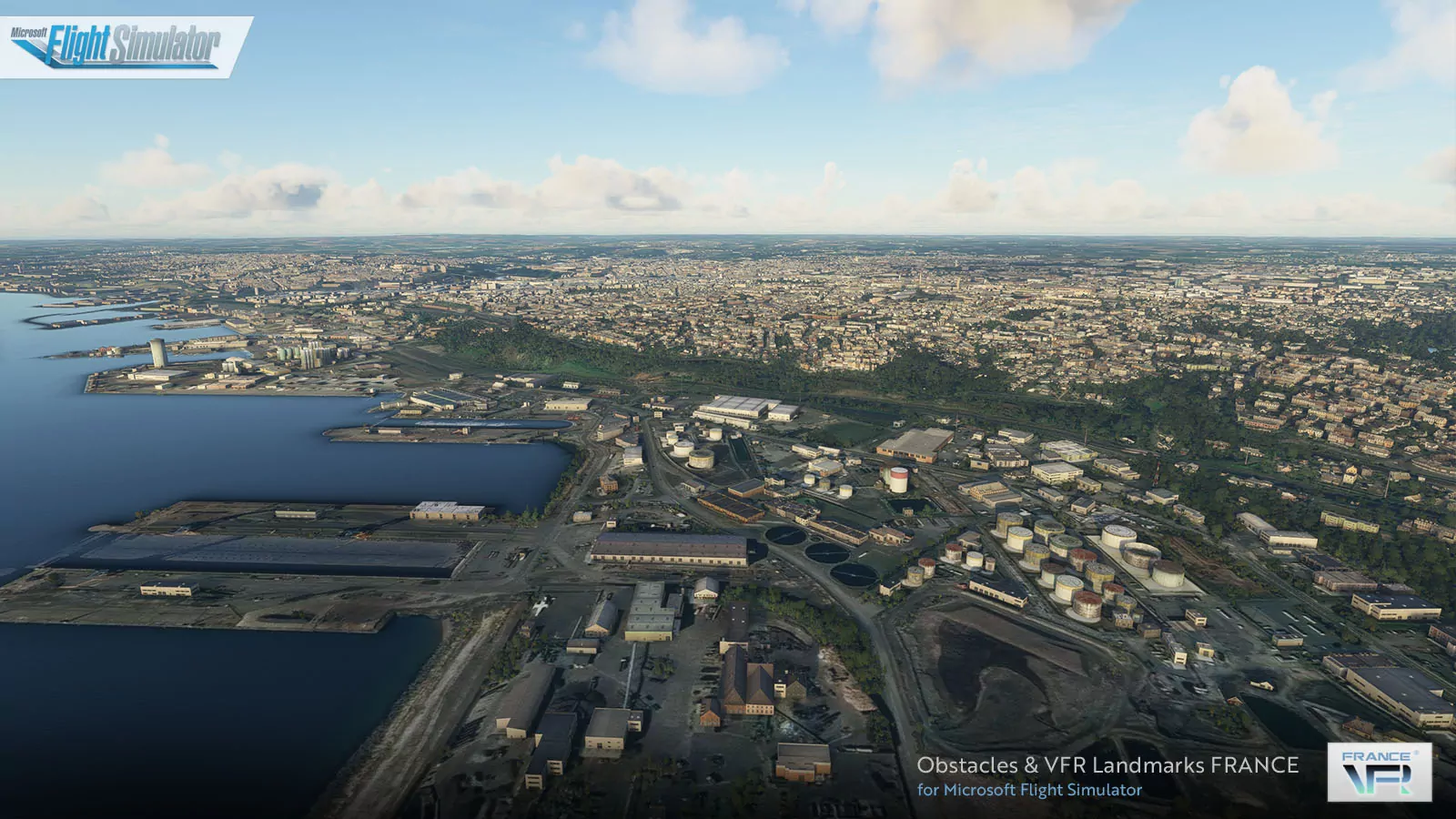 Лендмарки Франции, ориентиры для визуальных полетов